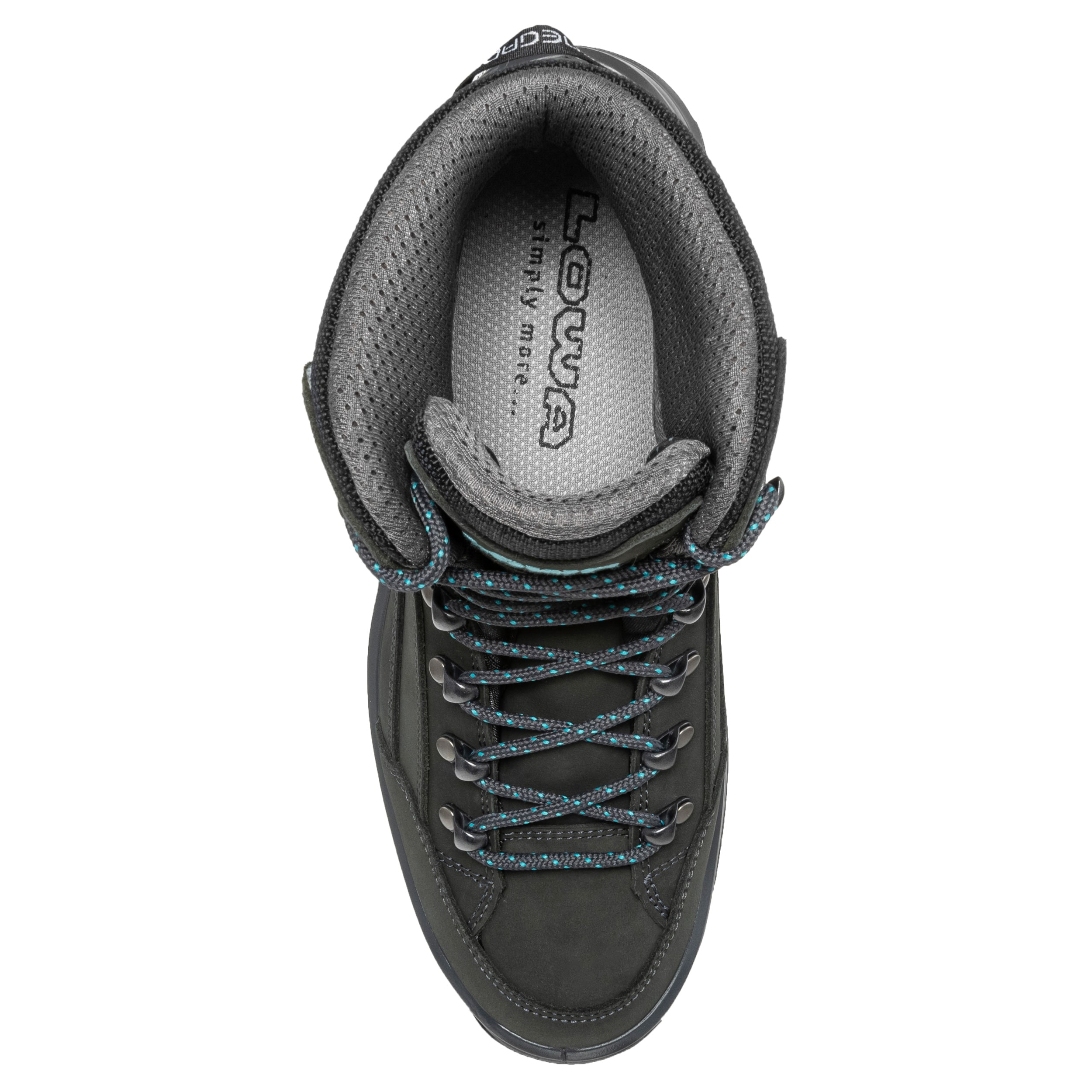 Scarponi da donna Lowa Renegade GTX MID - Asphalt/Turquoise