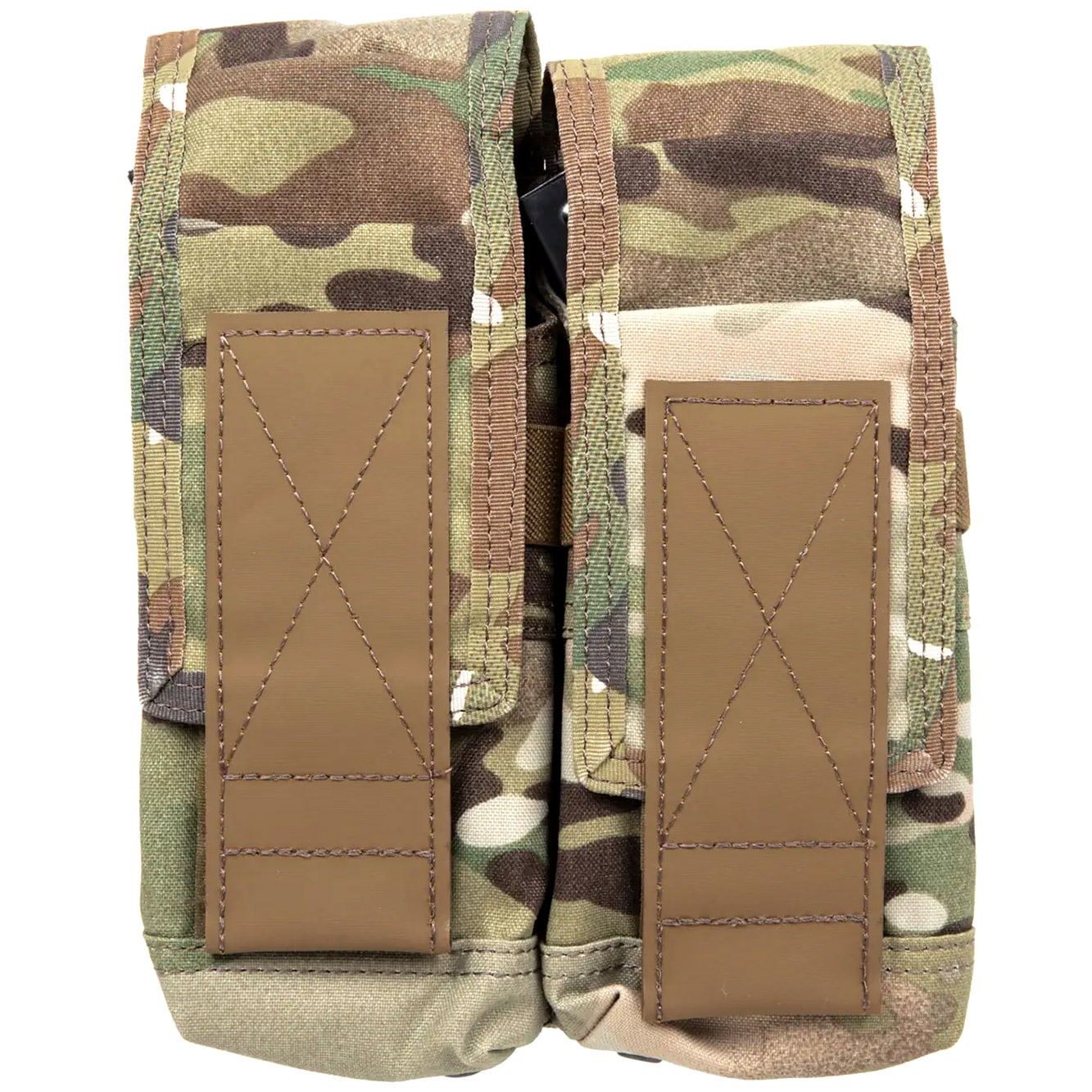 Doppia tasca chiusa porta caricatori Emerson 7.62 mm - MultiCam