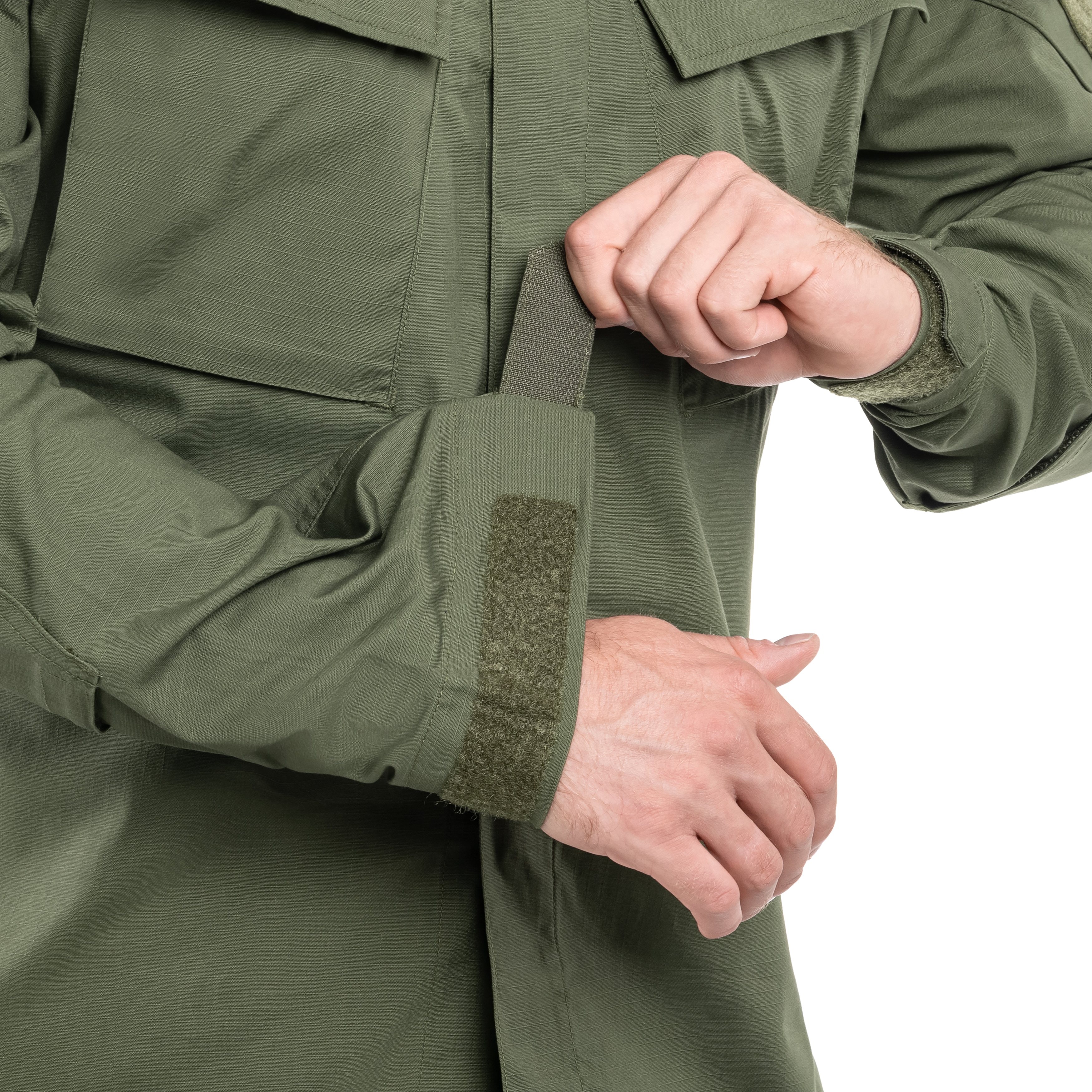 Felpa Helikon-Tex Raid Polycotton Stretch Rip-Stop - Olive Green