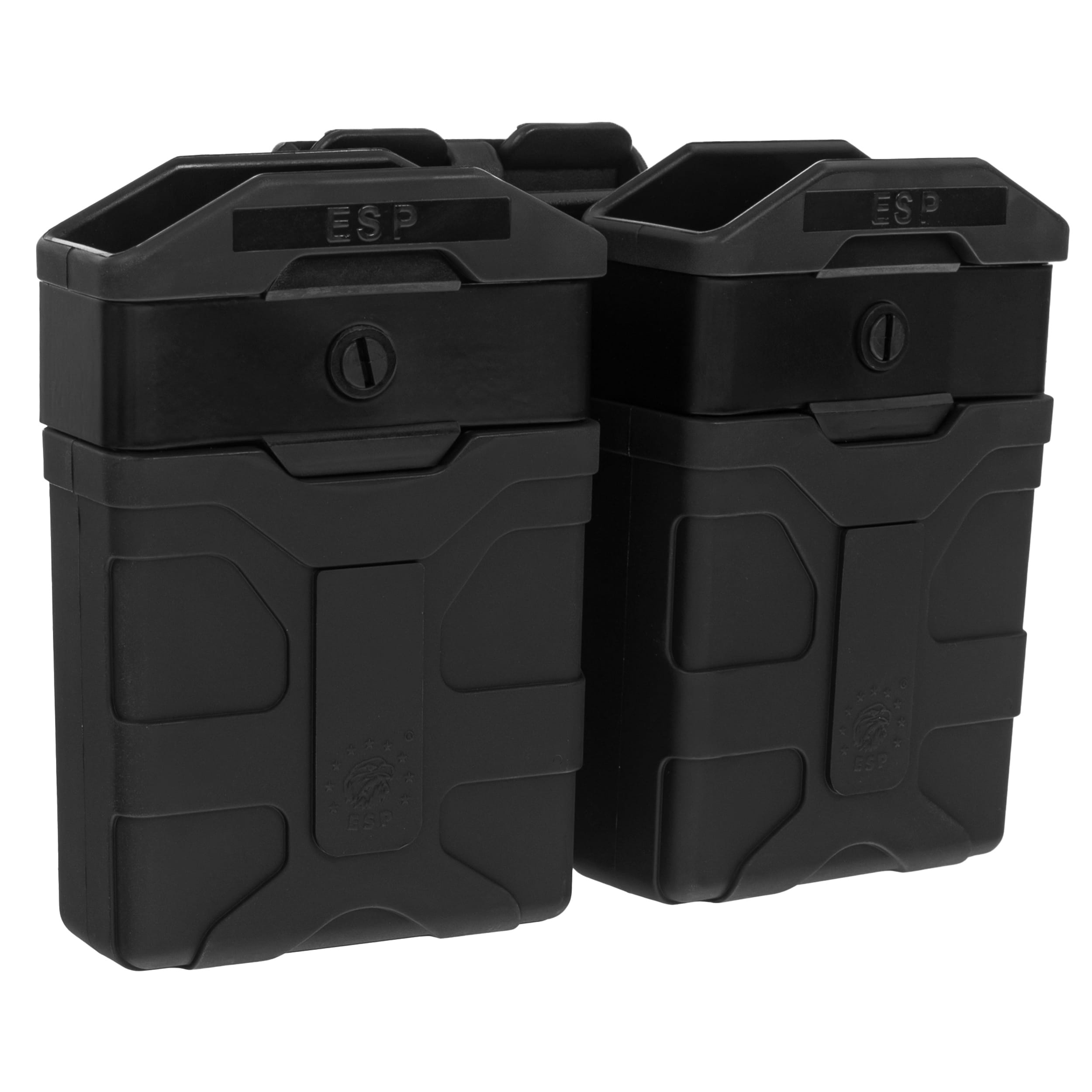 Doppia tasca girevole ESP con supporto UBC-04-2 Clip per caricatori - Black