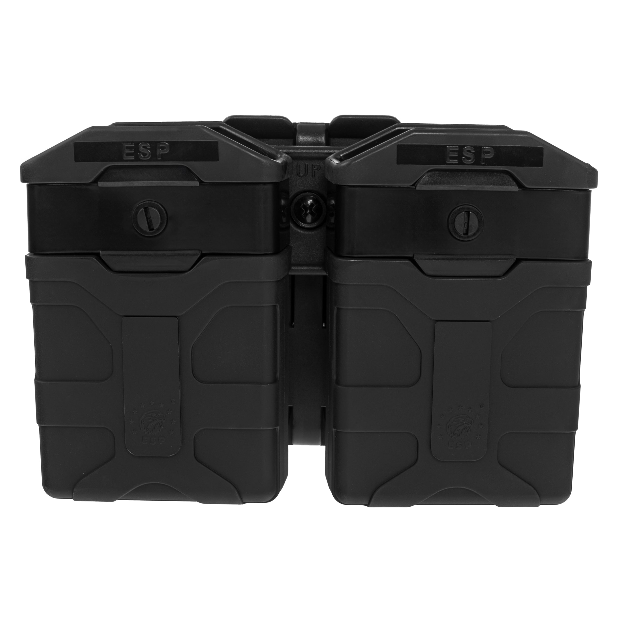 Doppia tasca girevole ESP con supporto UBC-04-2 Clip per caricatori - Black