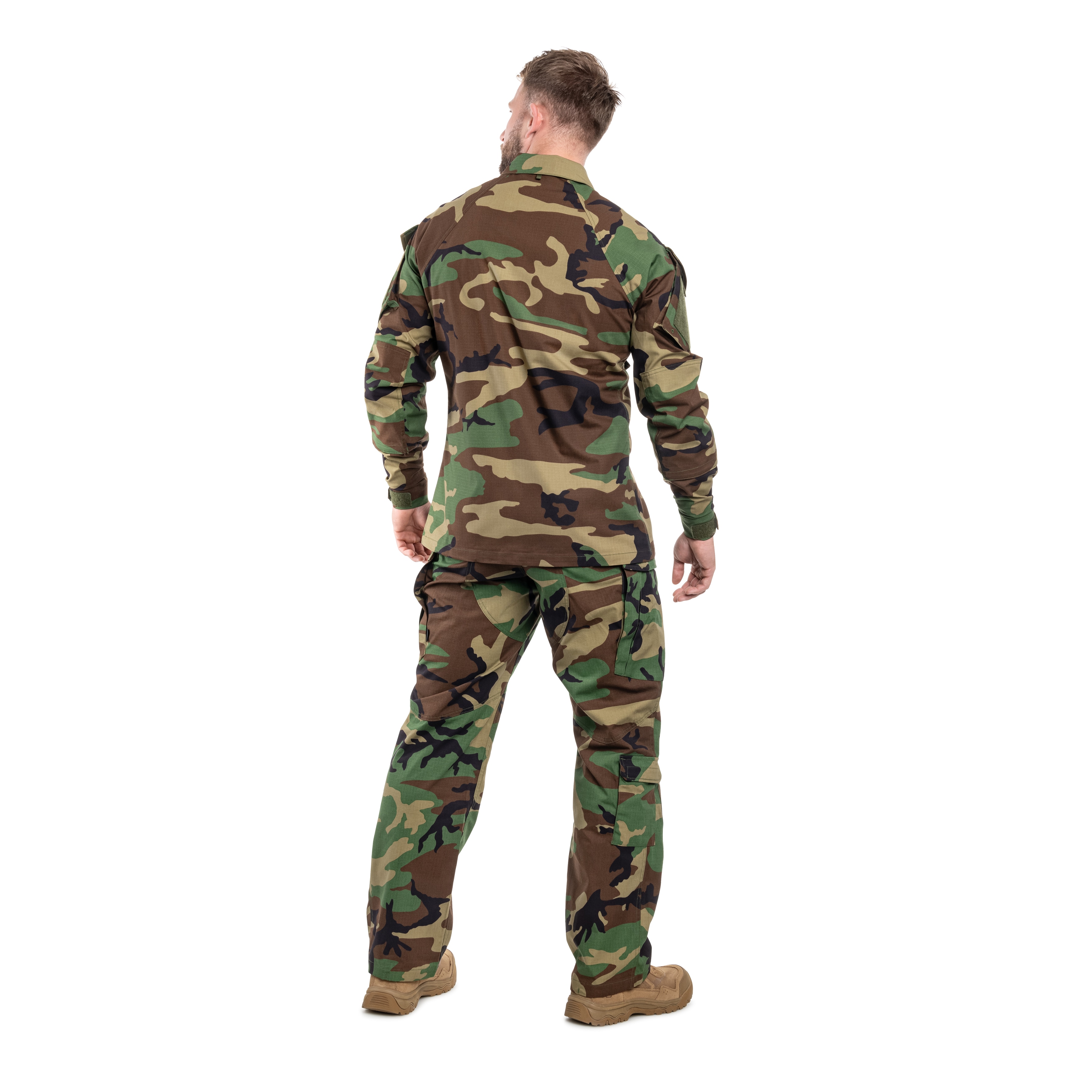 Felpa Helikon-Tex Raid Polycotton Stretch Rip-Stop - US Woodland