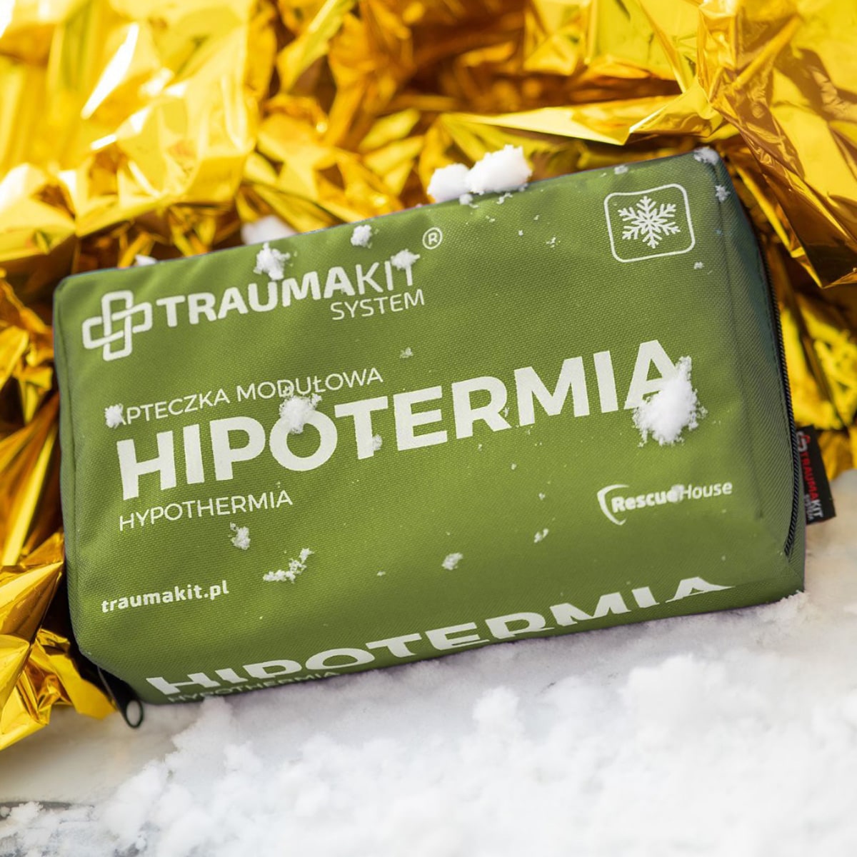 Kit di pronto soccorso modulare AedMax Trauma Kit H - Ipotermia - Verde