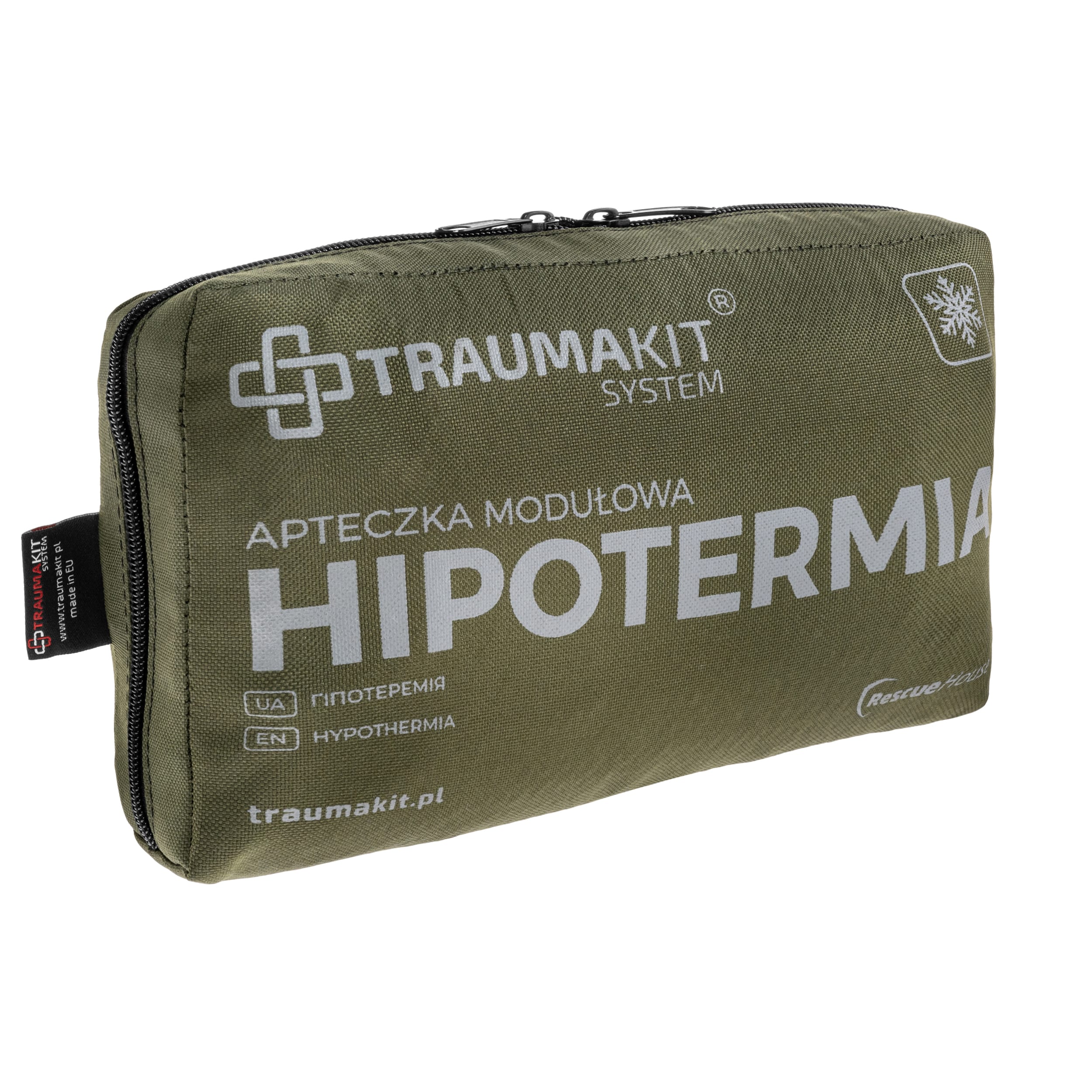 Kit di pronto soccorso modulare AedMax Trauma Kit H - Ipotermia - Verde