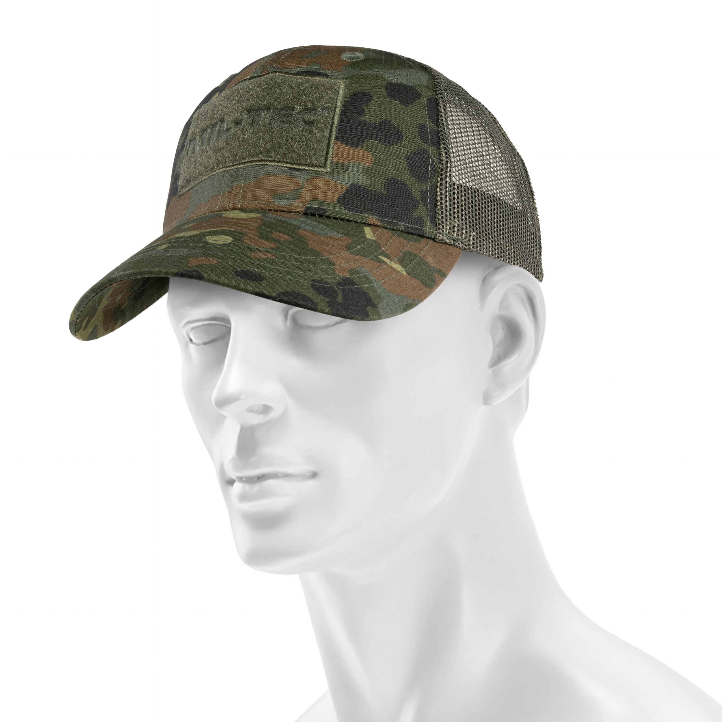Cappellino con visiera Mil-Tec Trucker Baseball Cap - Flecktarn
