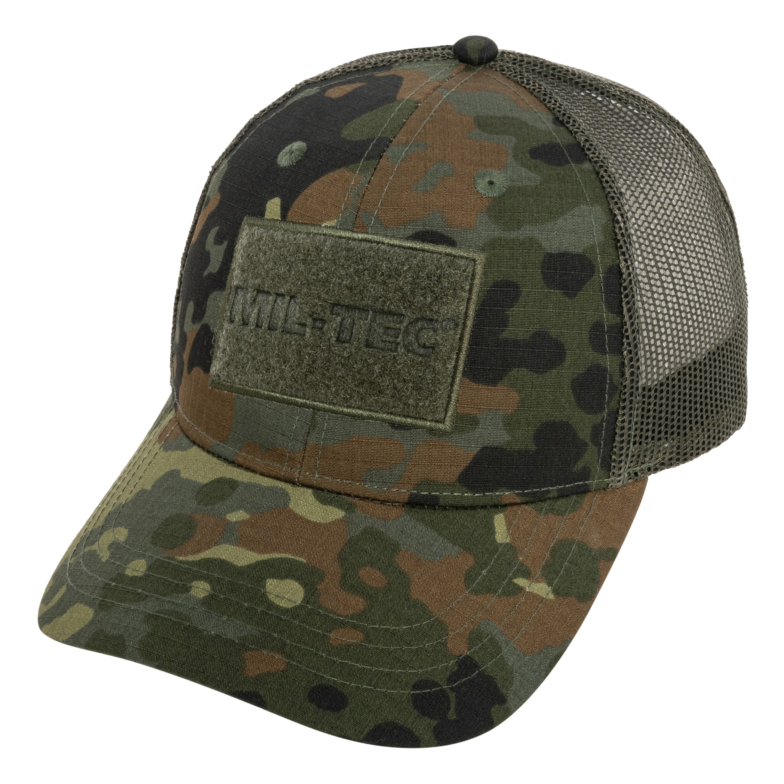 Cappellino con visiera Mil-Tec Trucker Baseball Cap - Flecktarn