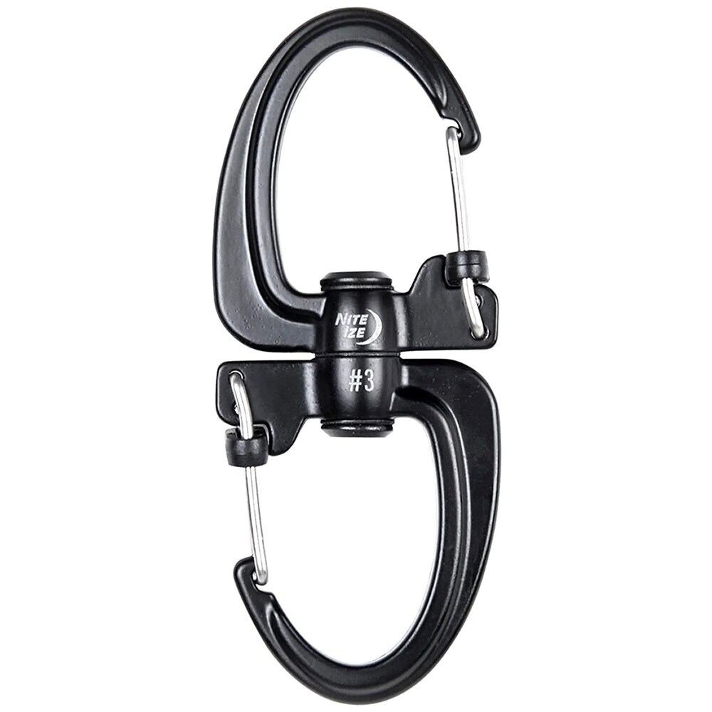 Moschettone Nite Ize S-Binder 360 SlideLock 3 - Black