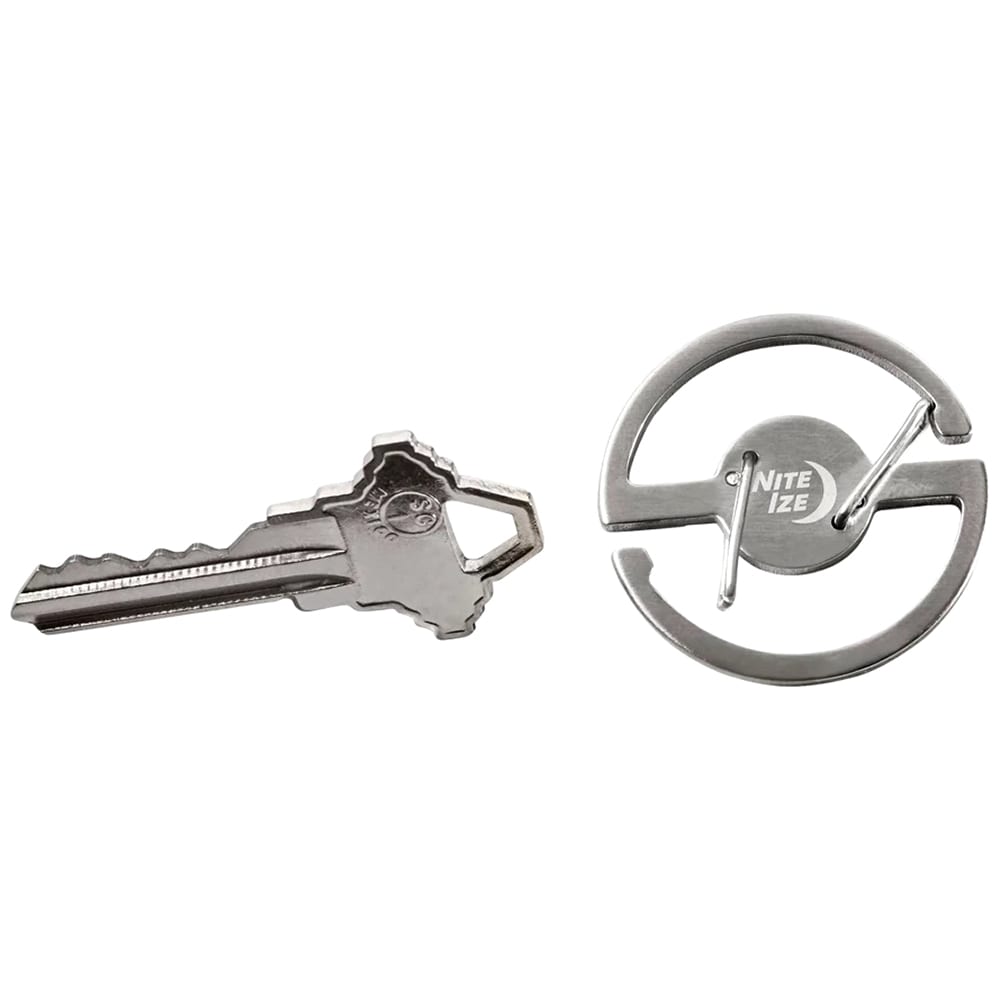 Moschettone portachiavi Nite Ize Medallion - Silver