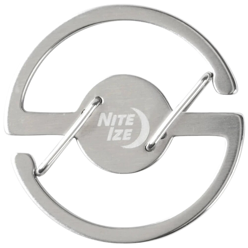 Moschettone portachiavi Nite Ize Medallion - Silver