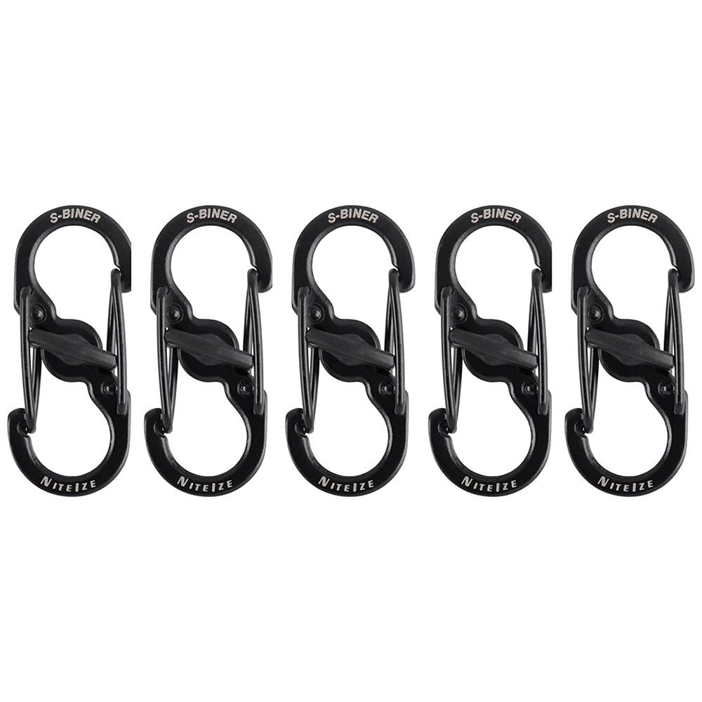 Moschettone Nite Ize S-Biner MicroLock Steel - 5 pezzi