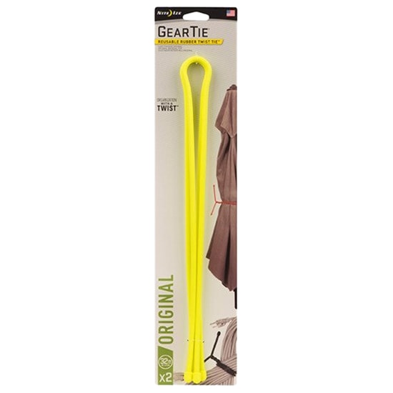 Lacci Nite Ize Gear Tie 32" 2pack - Neon Yellow