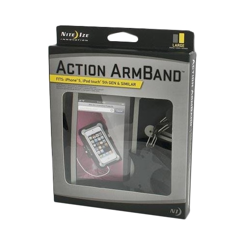 Custodia per telefono Nite Ize Armband Large - Black