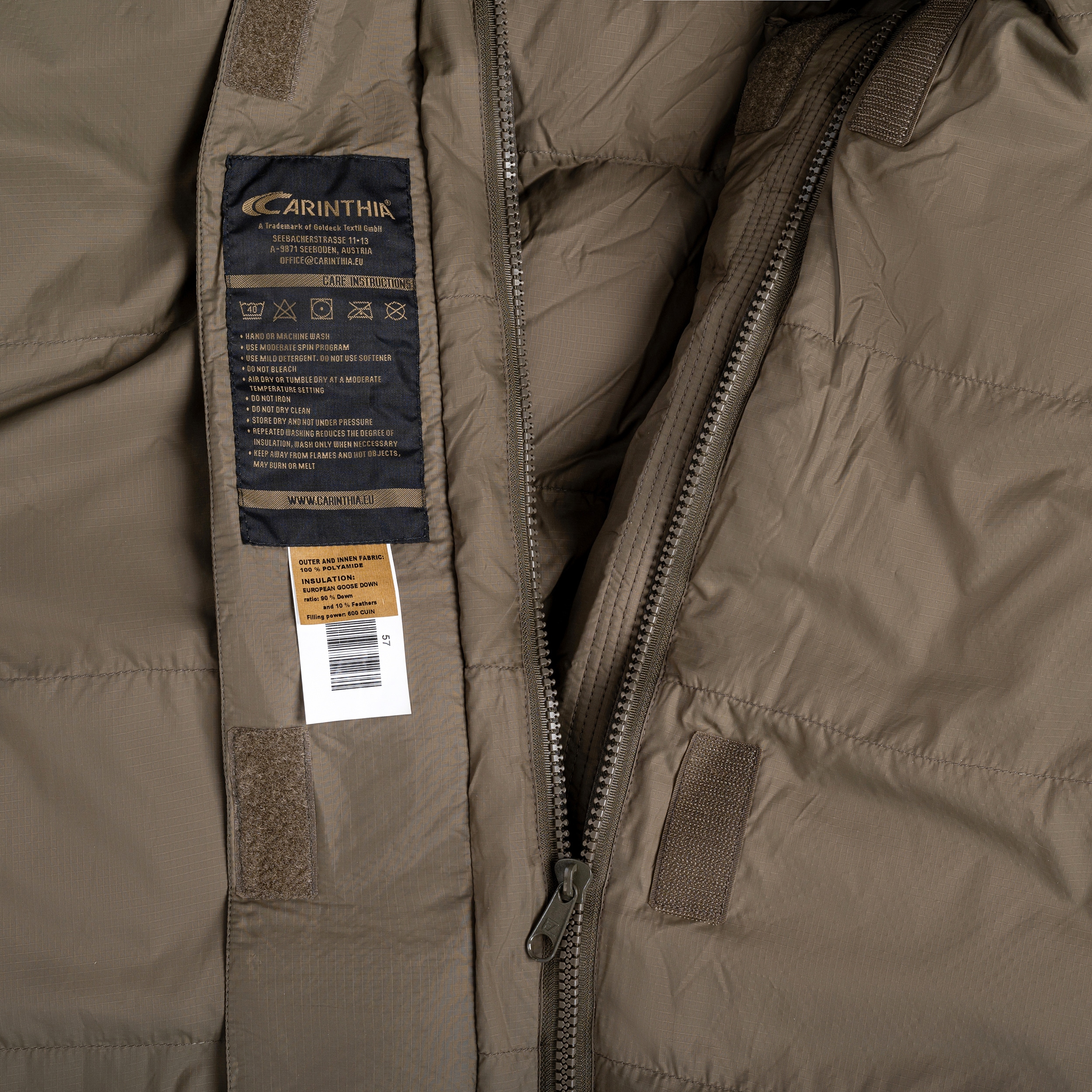 Sacco a pelo Carinthia XP Down 1000 Large - Olive