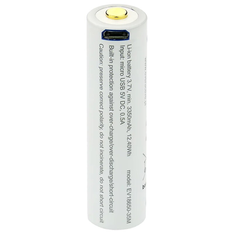 Batteria everActive 18650 3,7 V con protezione - 3500 mAh