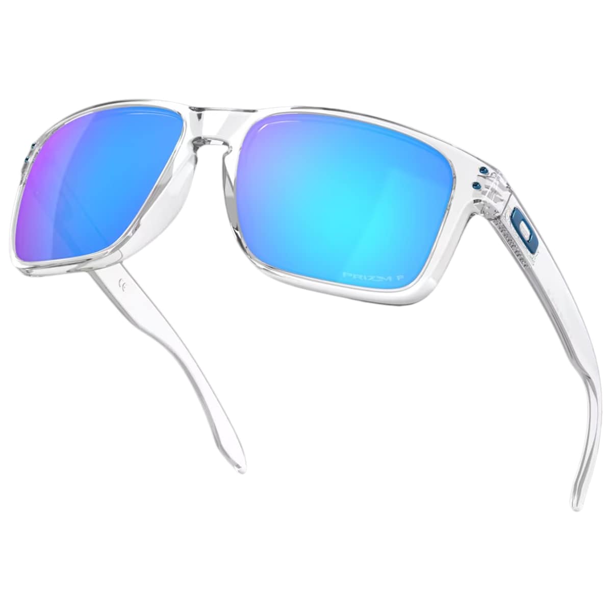 Occhiali da sole Oakley Holbrook XL - Polished Clear Frame/Prizm Sapphire Polarized Lenses