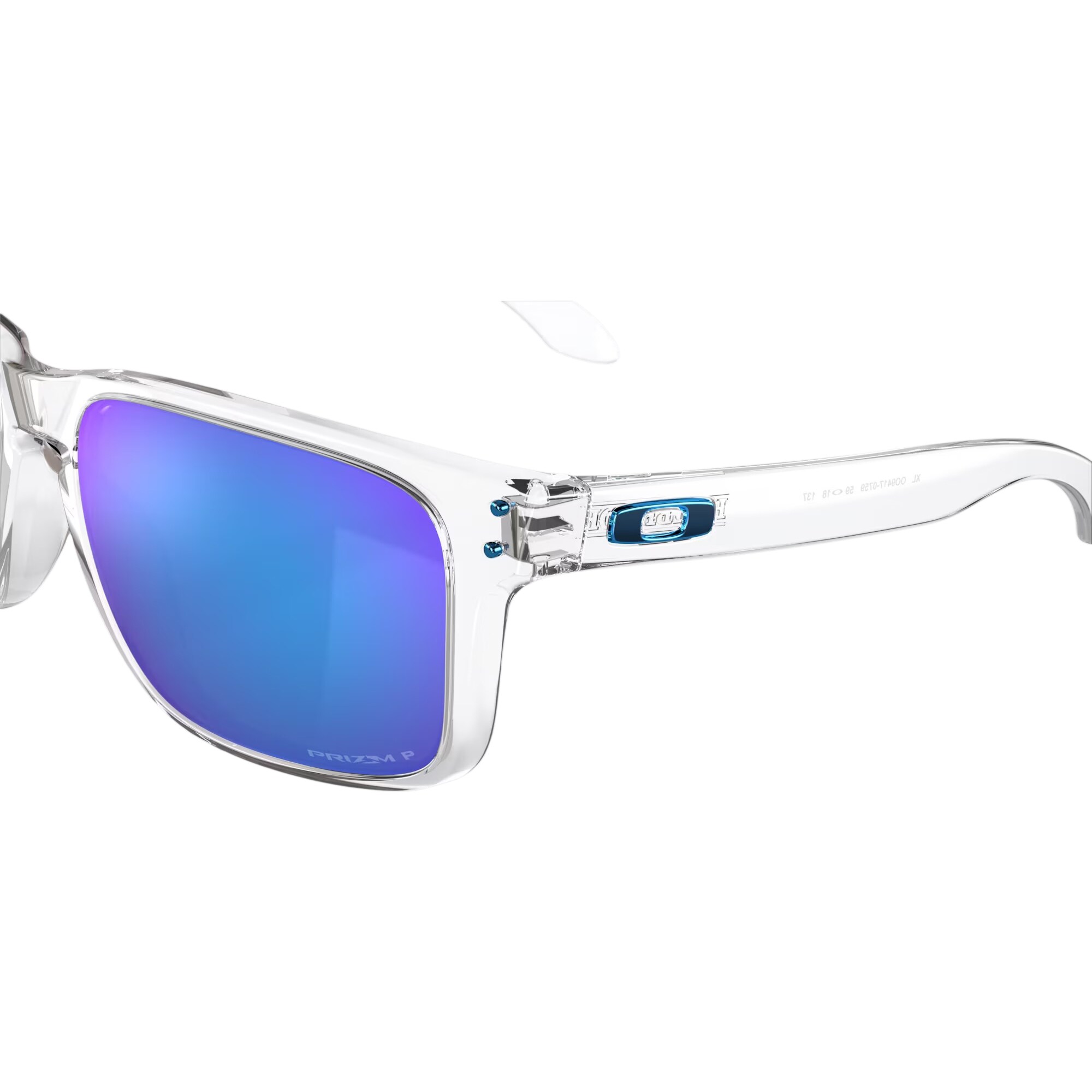 Occhiali da sole Oakley Holbrook XL - Polished Clear Frame/Prizm Sapphire Polarized Lenses