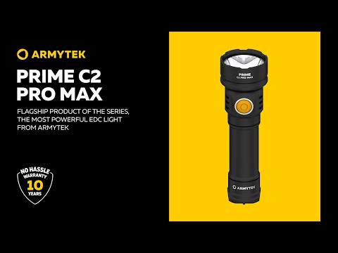 Torcia Armytek Prime C2 Pro Max Magnet USB Warm 3720 lumen
