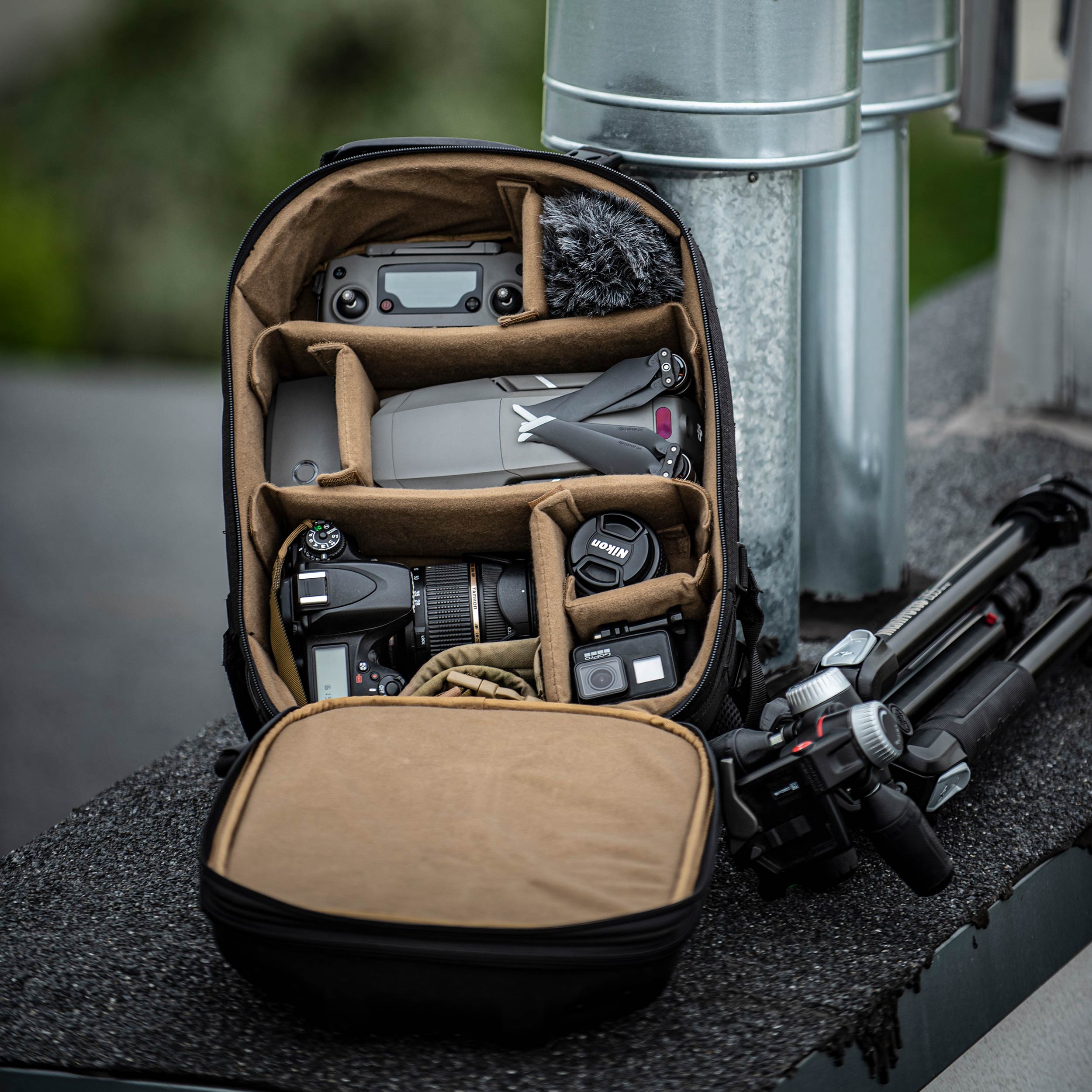 Zaino Hazard 4 Grill Hard MOLLE Photo 21,6 l - Black