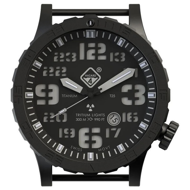 Orologio Hazard 4 Heavy Water Diver Nightwatch Bracelet - Black