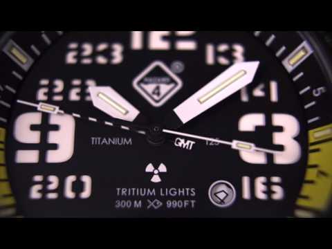 Orologio Hazard 4 Heavy Water Diver Nightwatch Bracelet - Black