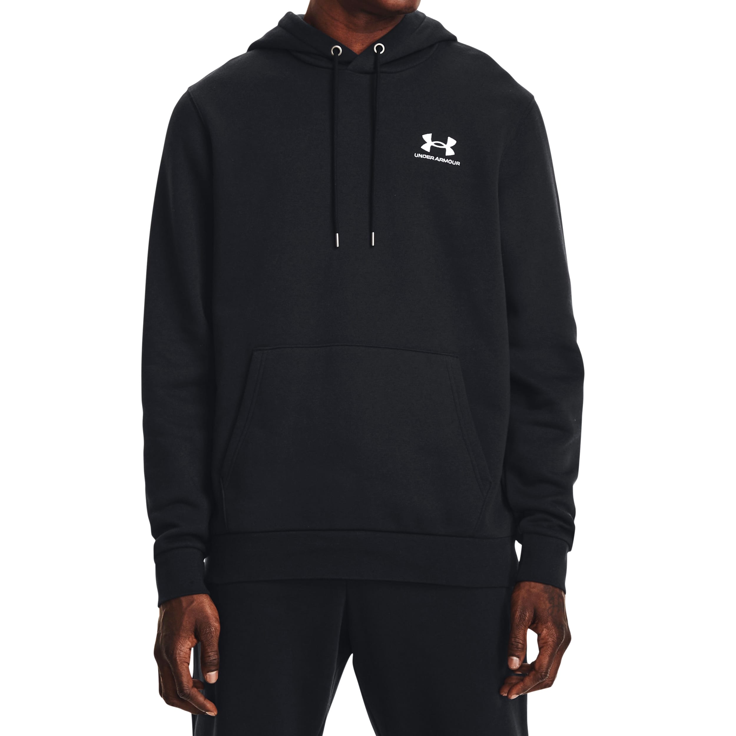 Felpa con cappuccio Under Armour Icon Fleece - Black
