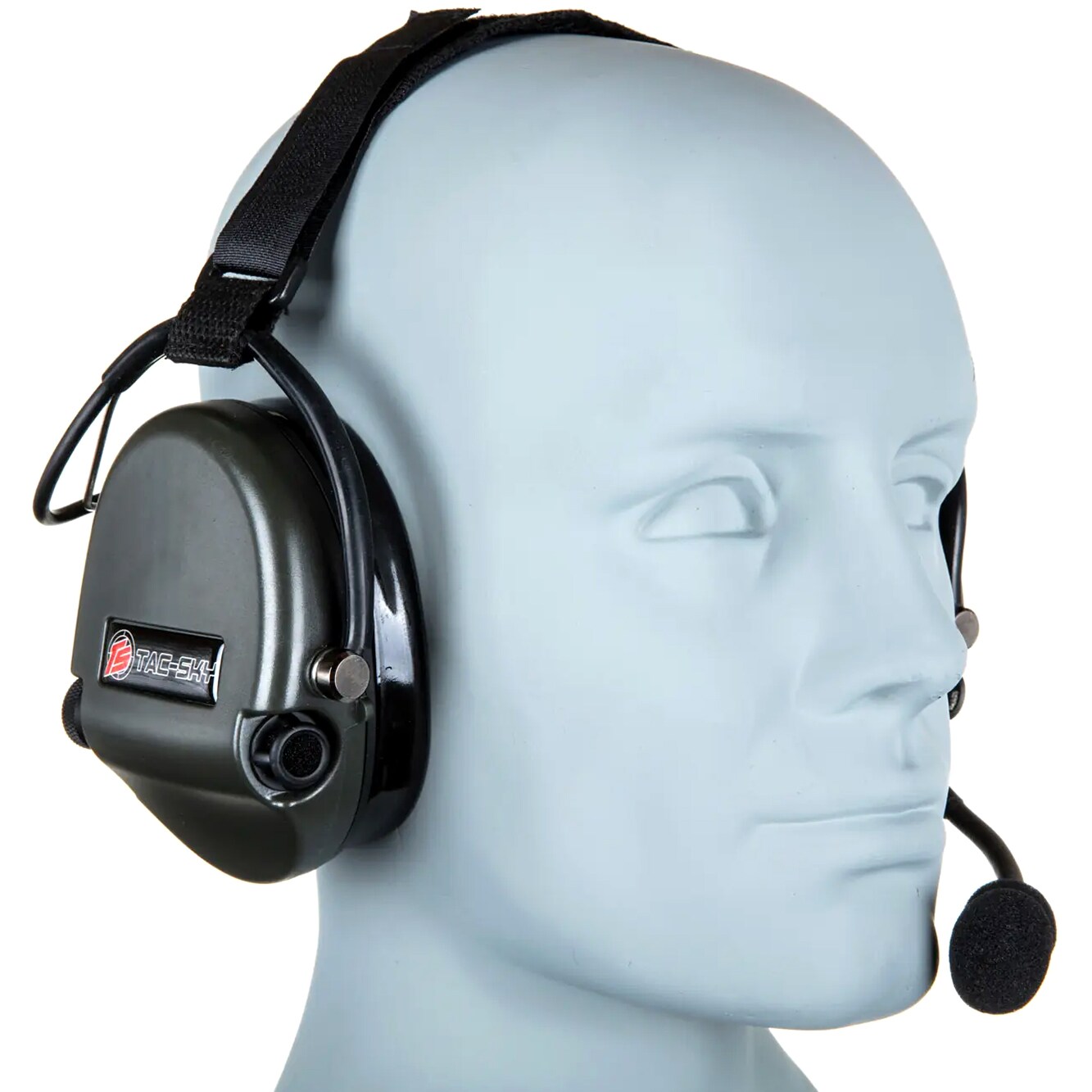 Cuffie antirumore attive Tac-Sky WYS0042 Neckband Headset - Foliage Green