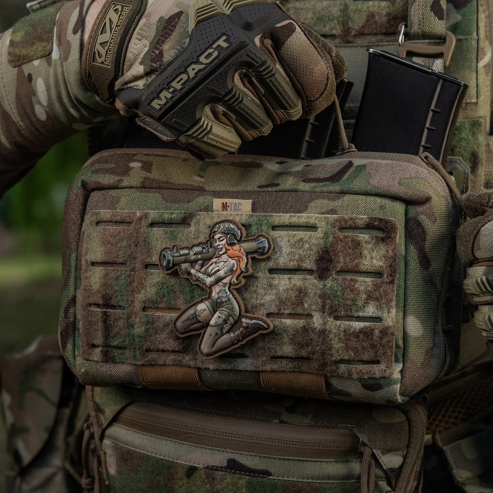 Patch M-Tac Tactical Girl No. 10 PVC Tattoo - Olive