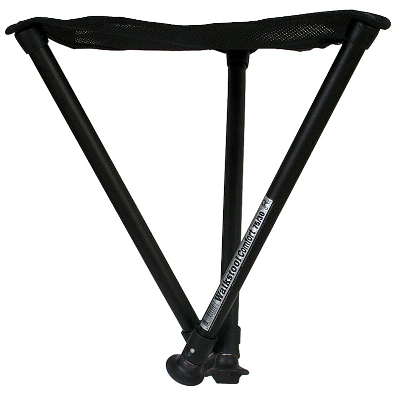 Sedia pieghevole da campeggio Walkstool Comfort 75 - Black