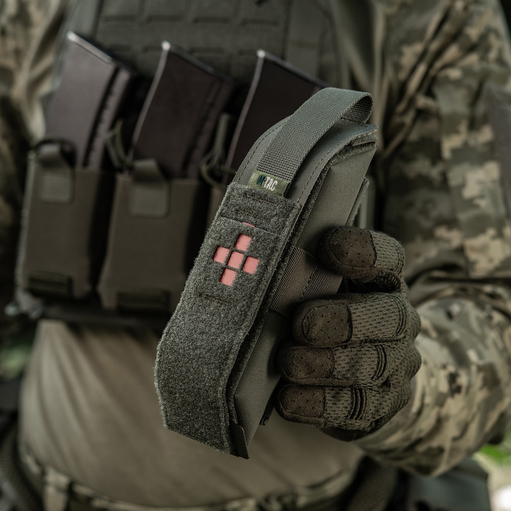 Tasca chiusa M-Tac per tourniquet Flap - Ranger Green