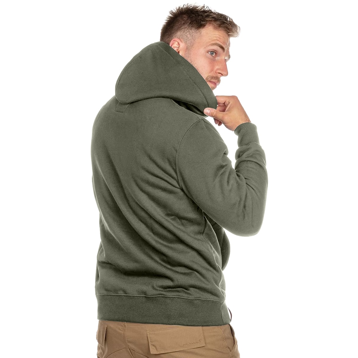 Felpa con cappuccio Alpha Industries Basic - Dark Olive