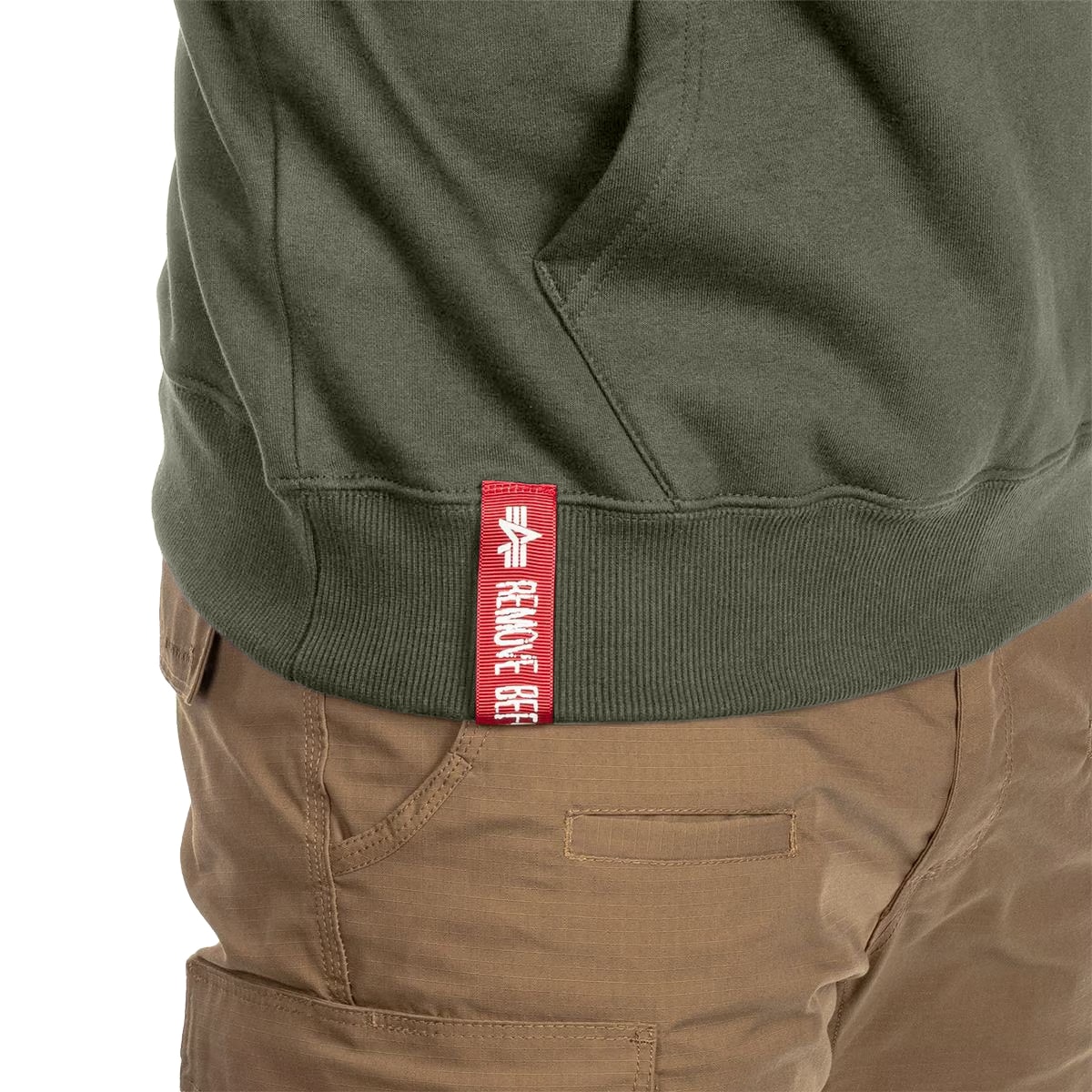 Felpa con cappuccio Alpha Industries Basic - Dark Olive