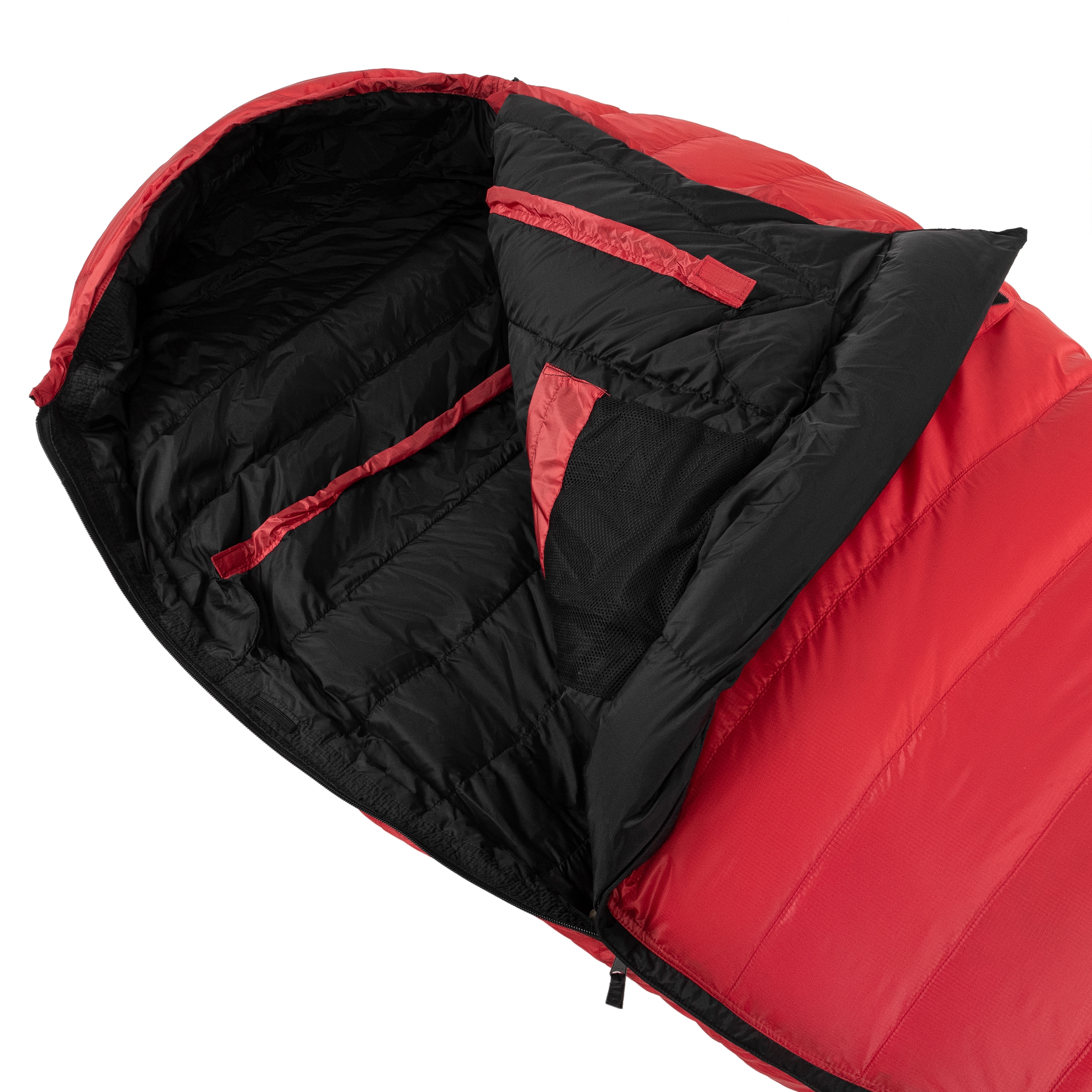 Sacco a pelo Carinthia D 400X Large destro - Red