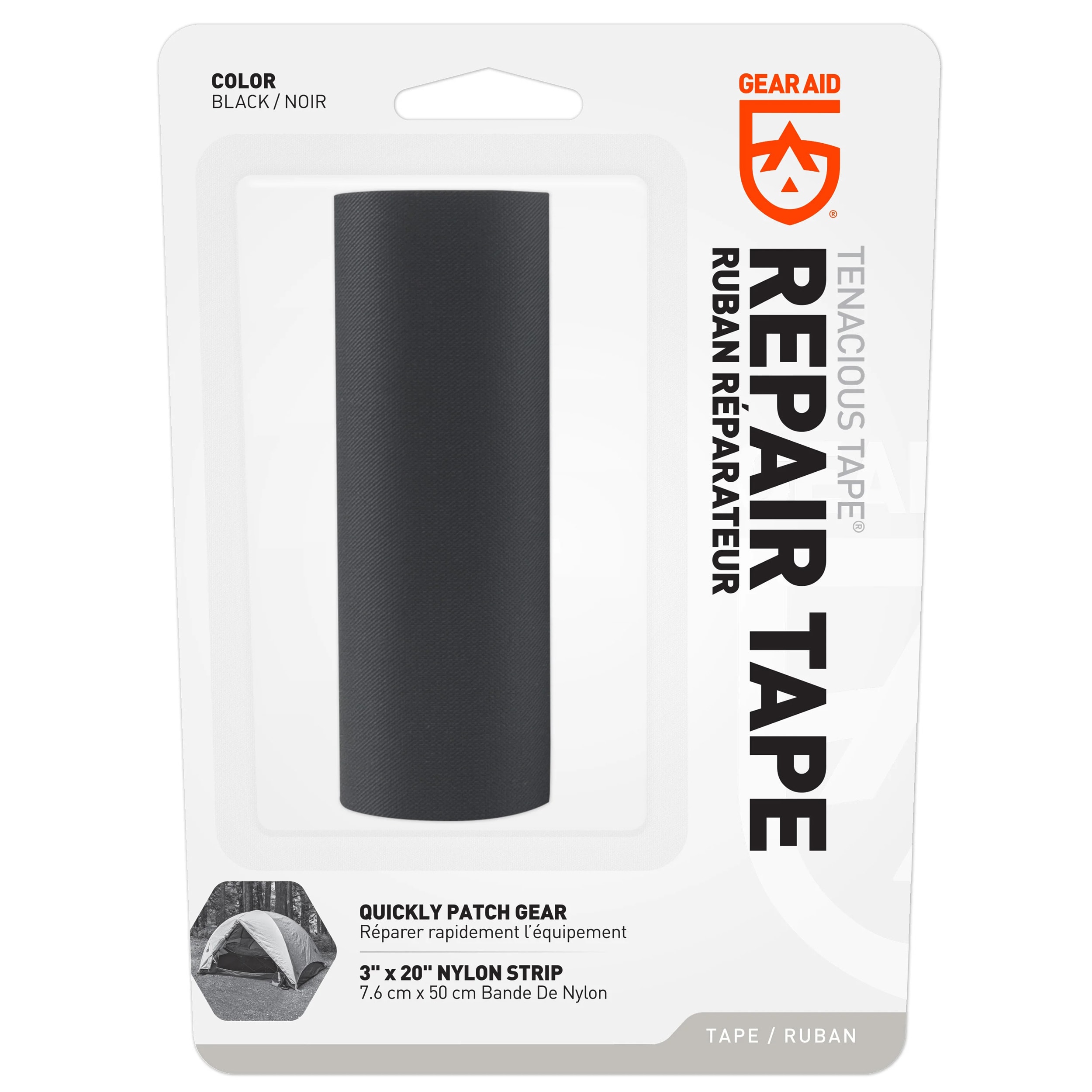 Nastro riparazione Gear Aid Tenacious Tape Repair Nylon - Black