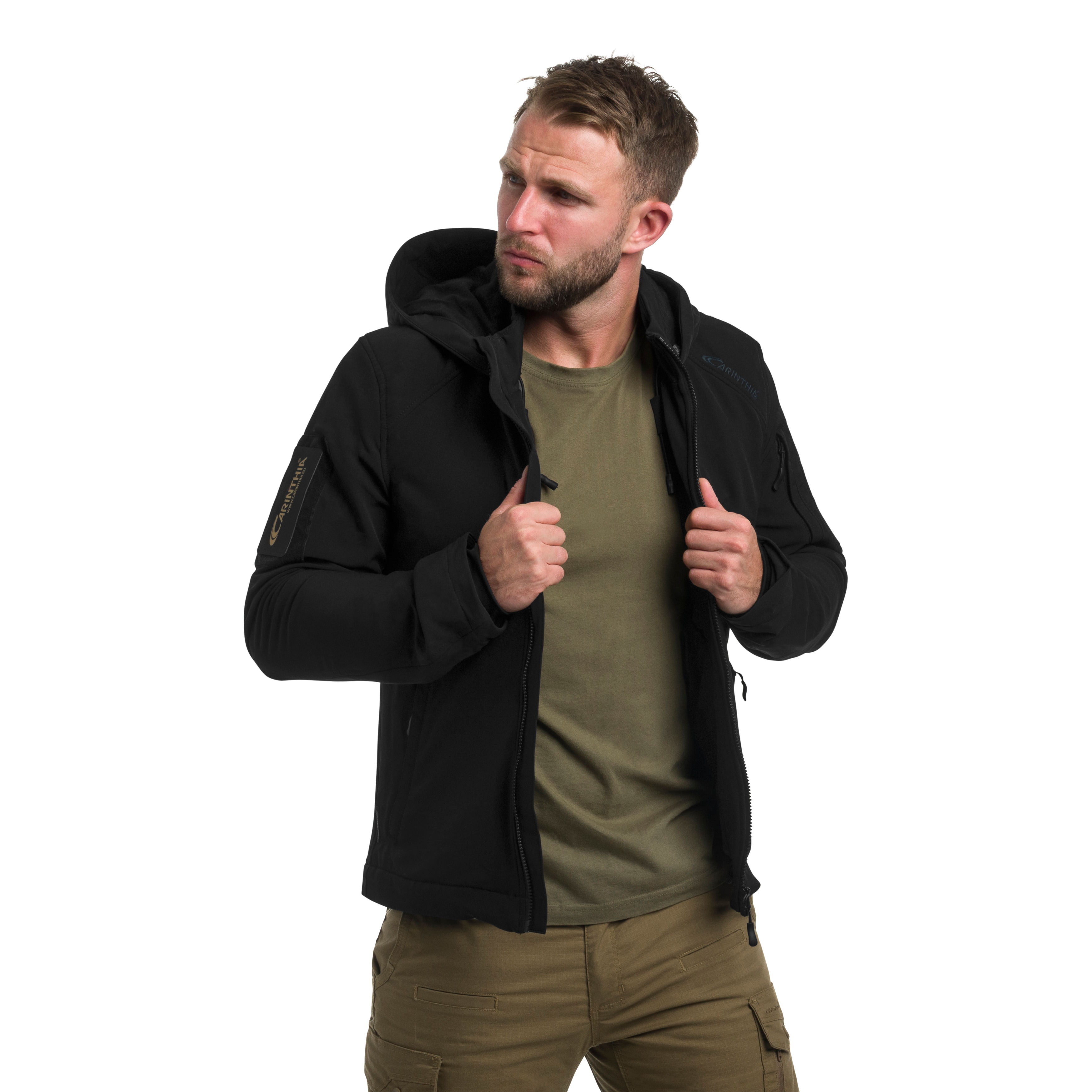 Giacca Carinthia Loftshell Climate - Black