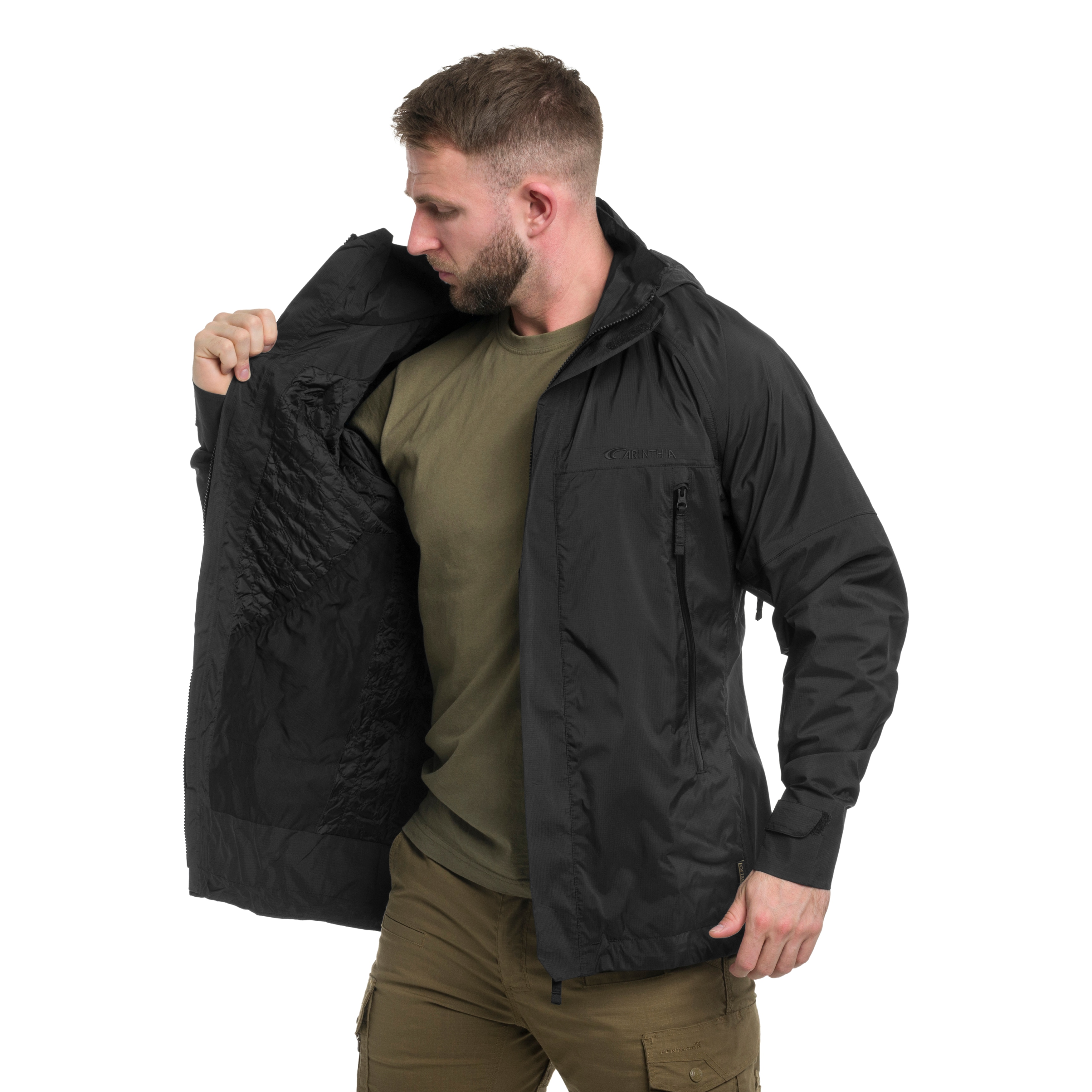 Giacca Carinthia Loftshell Hydro - Black