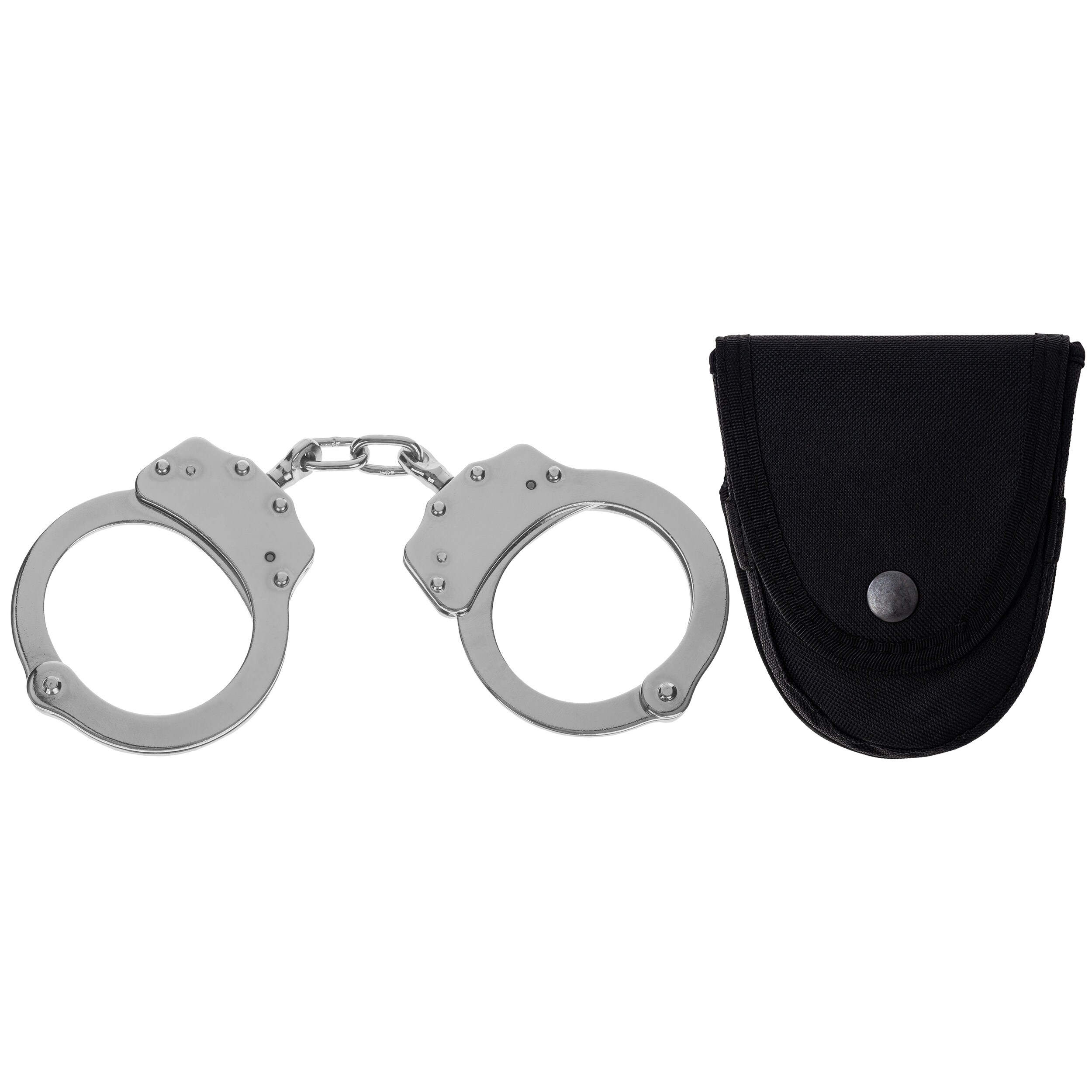 Manette a catena GS Double Lock Silver con custodia - set