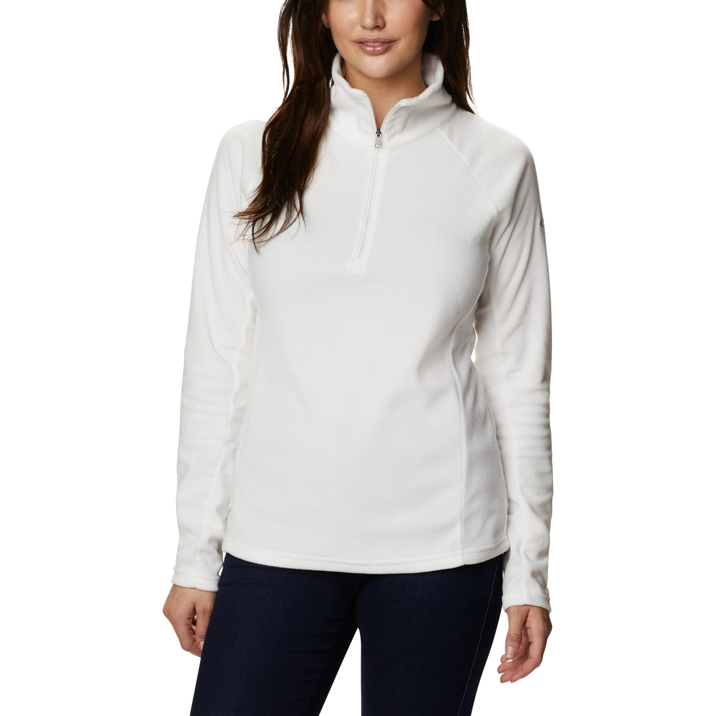 Pile Columbia Glacial IV Half Zip da donna - Sea Salt