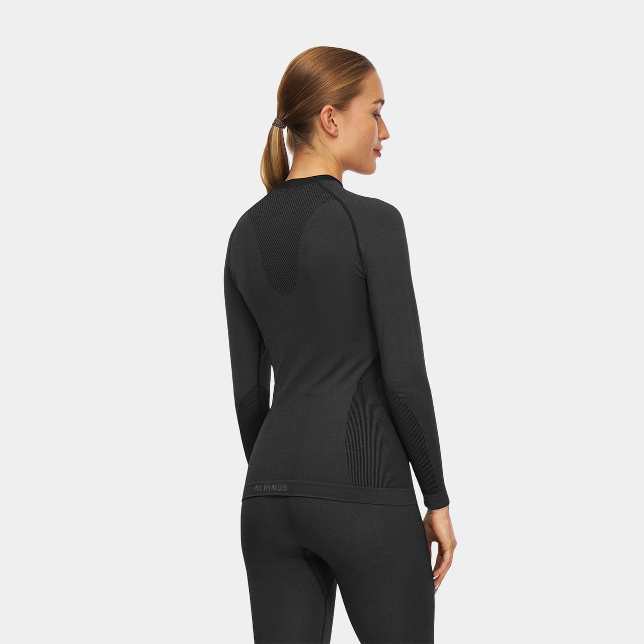 Intimo termico da donna Alpinus Moelv Set - Nero