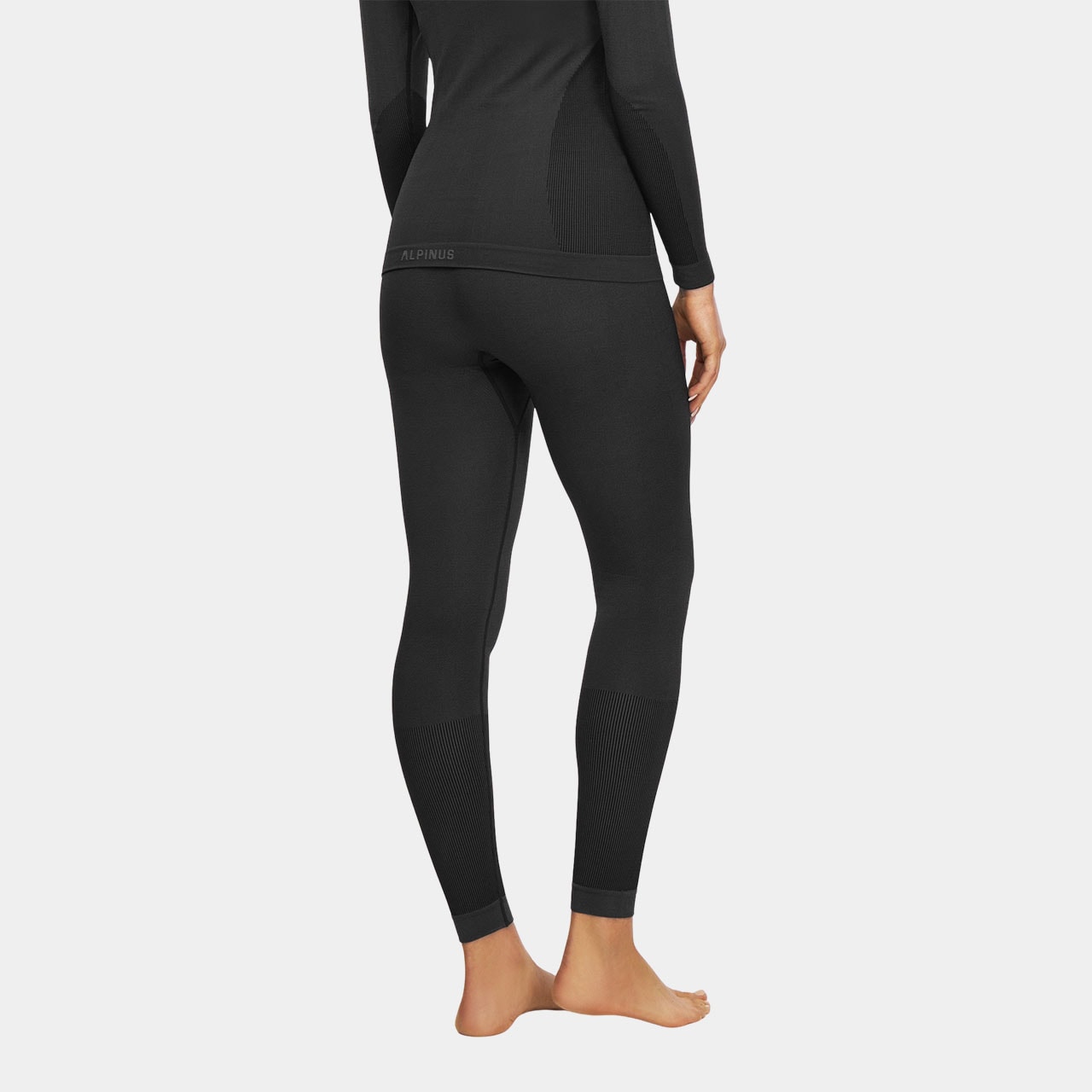 Intimo termico da donna Alpinus Moelv Set - Nero