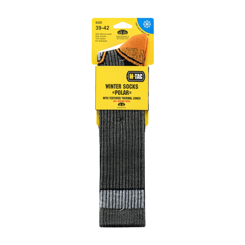 Calze M-Tac Polar Merino Long - Black