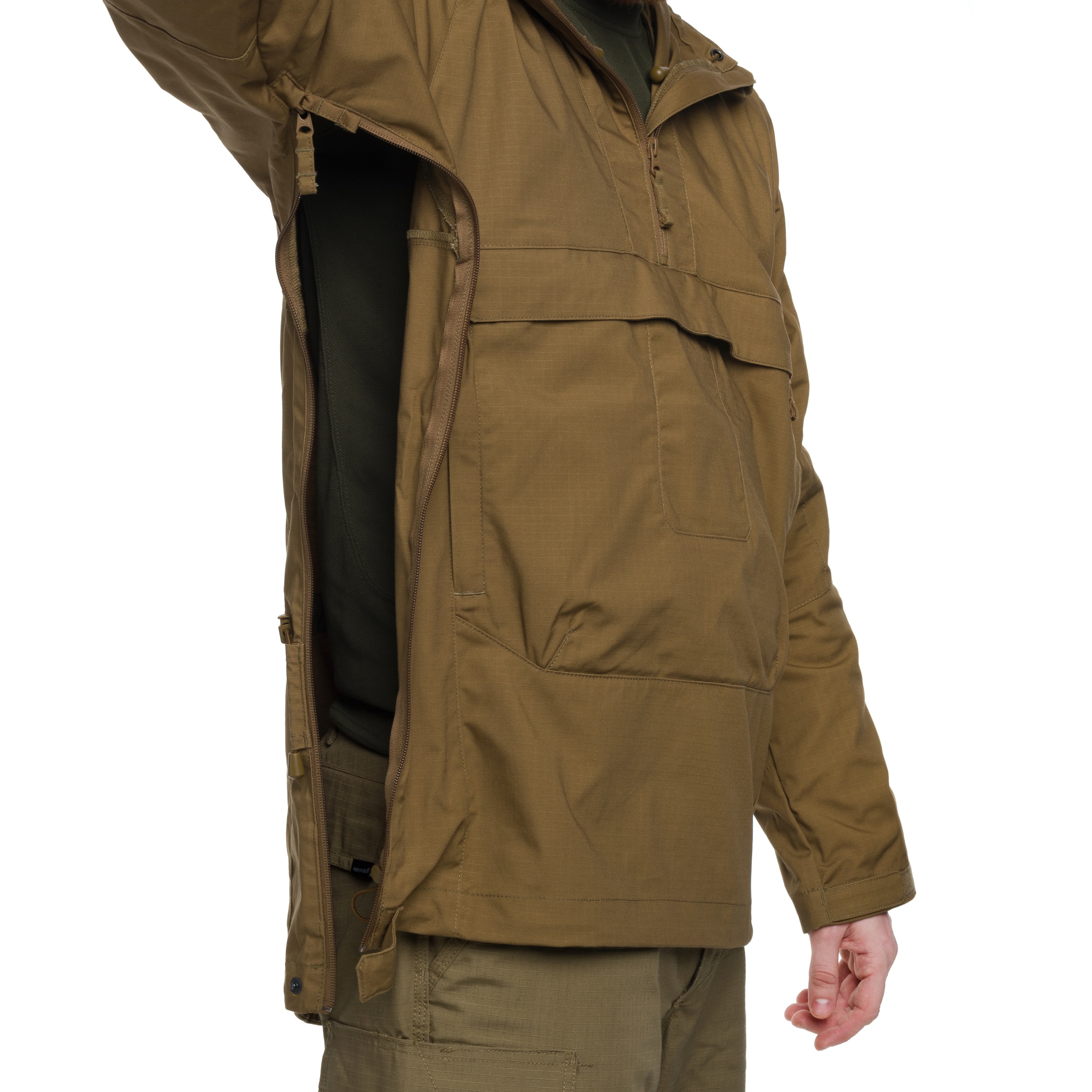 Giacca Helikon-Tex Anorak Tracer PolyCotton Stretch Rip-Stop - Coyote