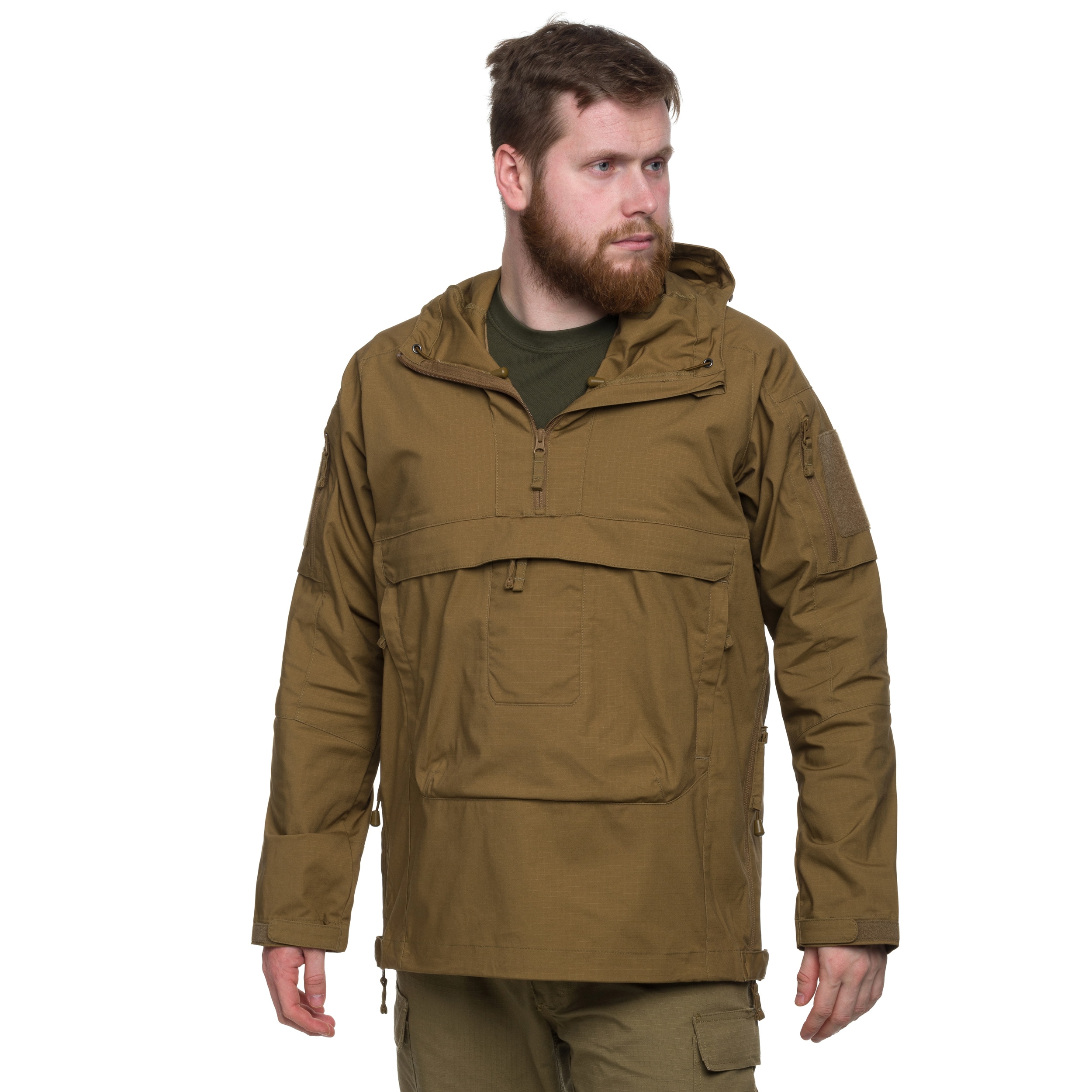 Giacca Helikon-Tex Anorak Tracer PolyCotton Stretch Rip-Stop - Coyote