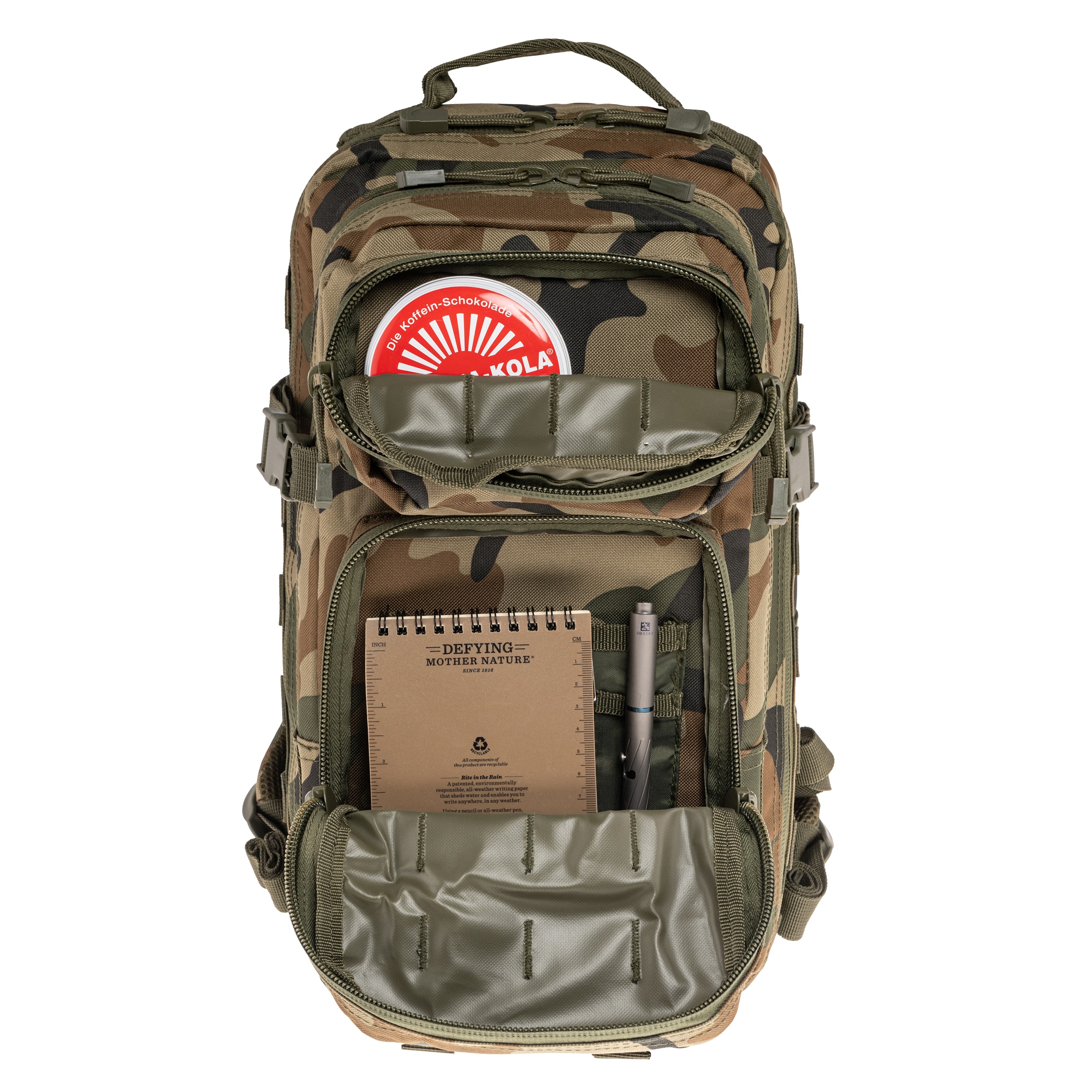 Zaino Brandit Assault Pack Medium 25 l - Woodland