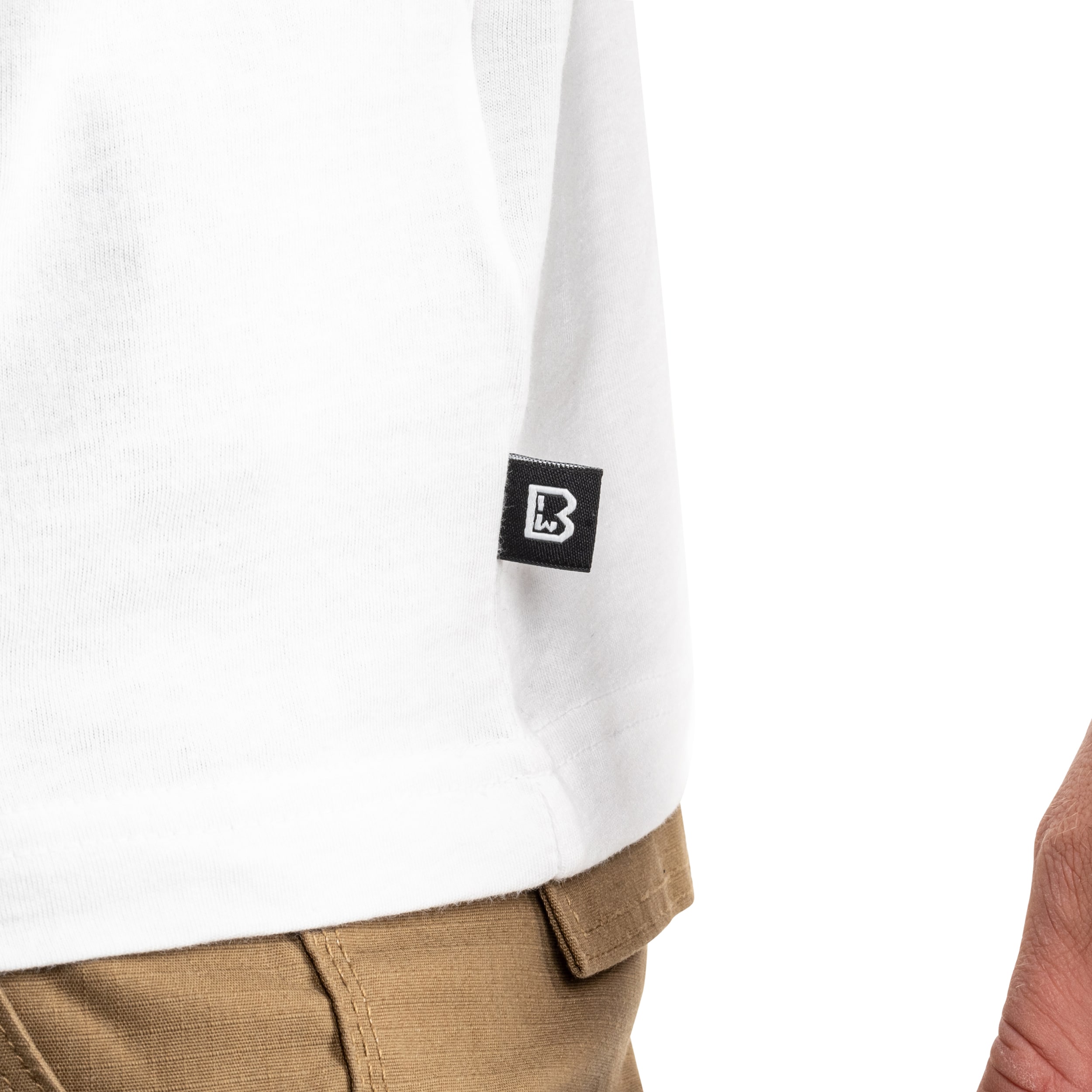Maglia a Maniche Lunghe Brandit Premium - White