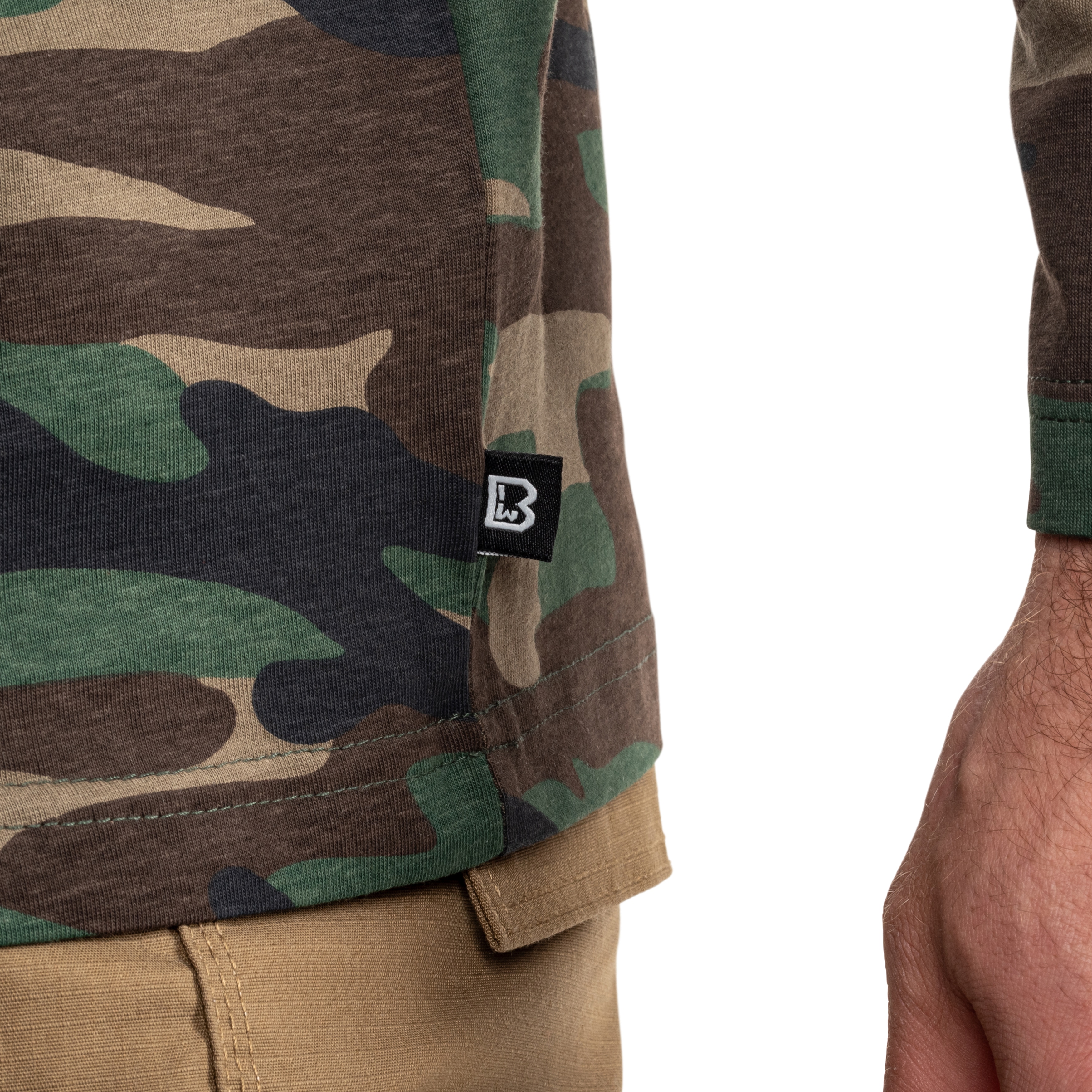 Maglia a maniche lunghe Brandit Premium Shirt - Woodland