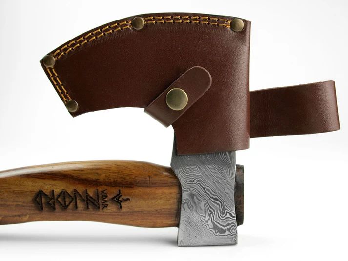 Ascia Njord Vidar Viking Damast - Medium