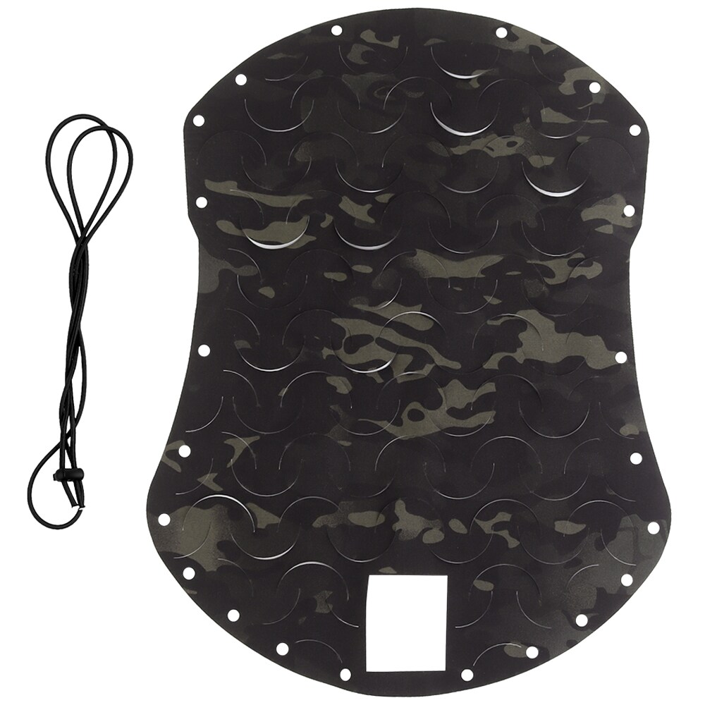 Copertura mimetica universale per casco Wosport Laser Cut Cover - MultiCam Black