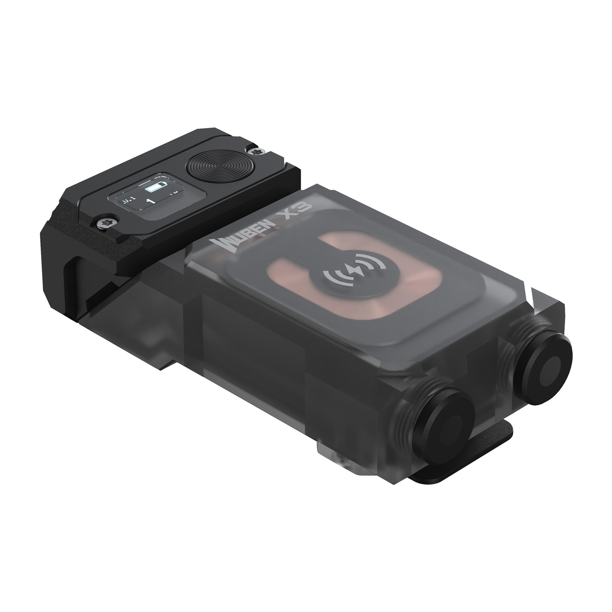 Torcia Wuben X3 Pro Black + Scatola di Ricarica in Alluminio 700 lumen