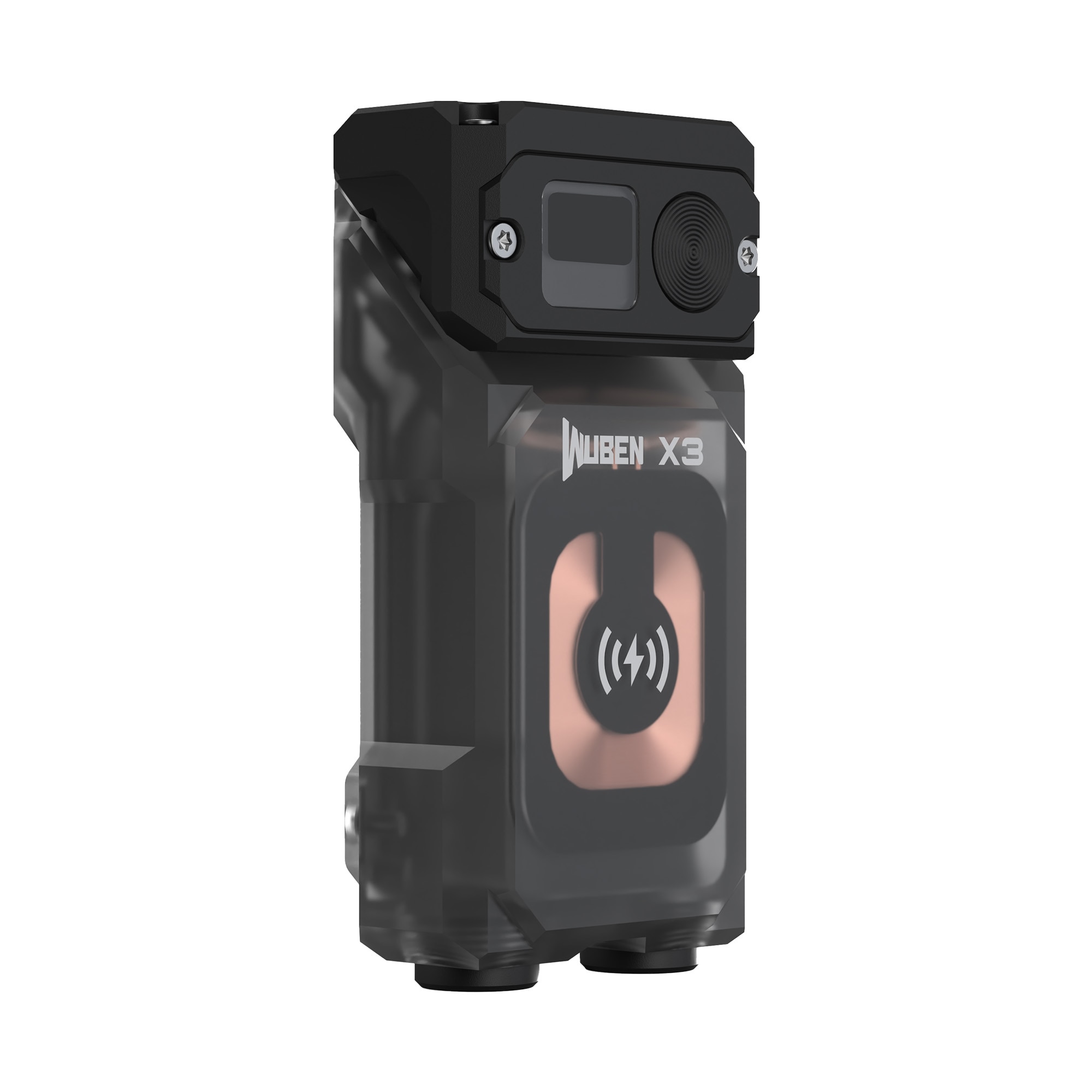 Torcia Wuben X3 Pro Black + Scatola di Ricarica in Alluminio 700 lumen