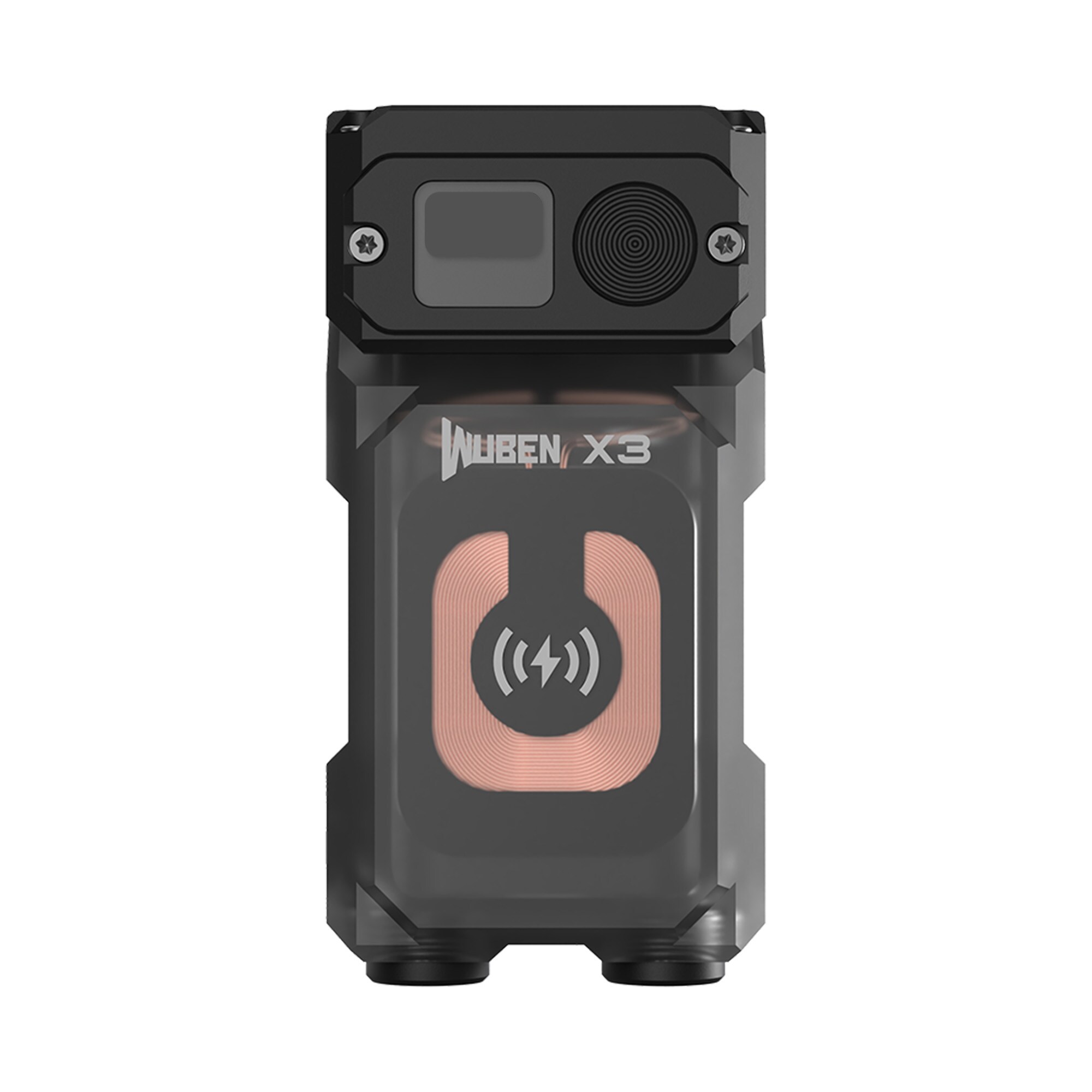 Torcia Wuben X3 Pro Black + Scatola di Ricarica in Alluminio 700 lumen